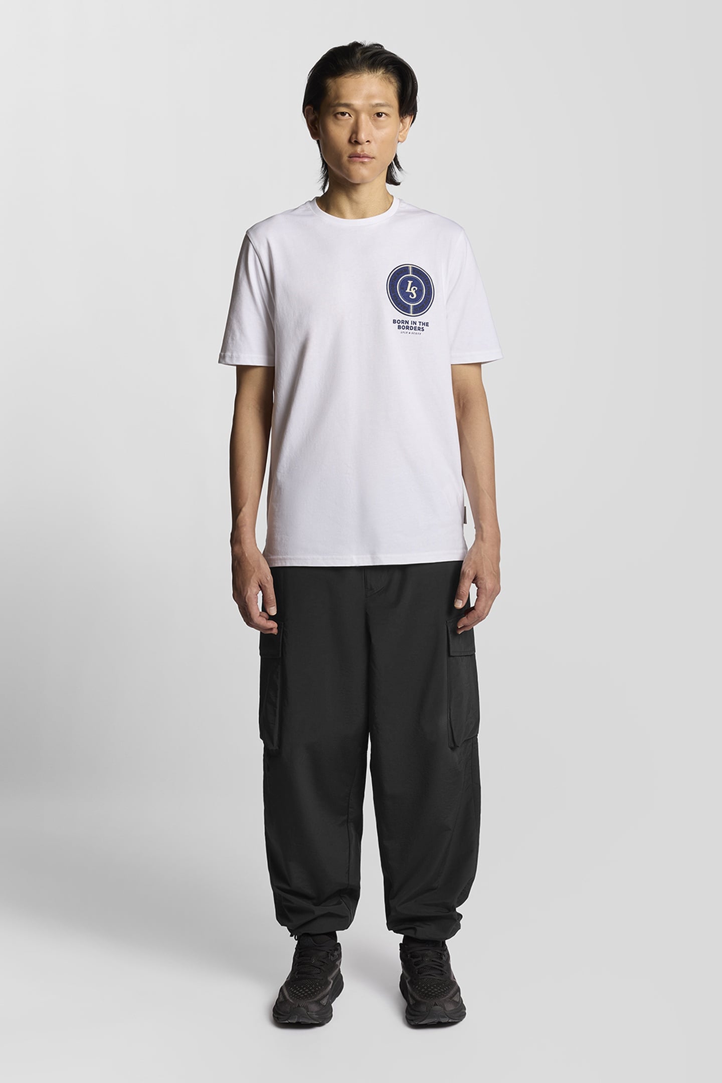BELLOWED POCKET CARGO PANT JET BLACK 1