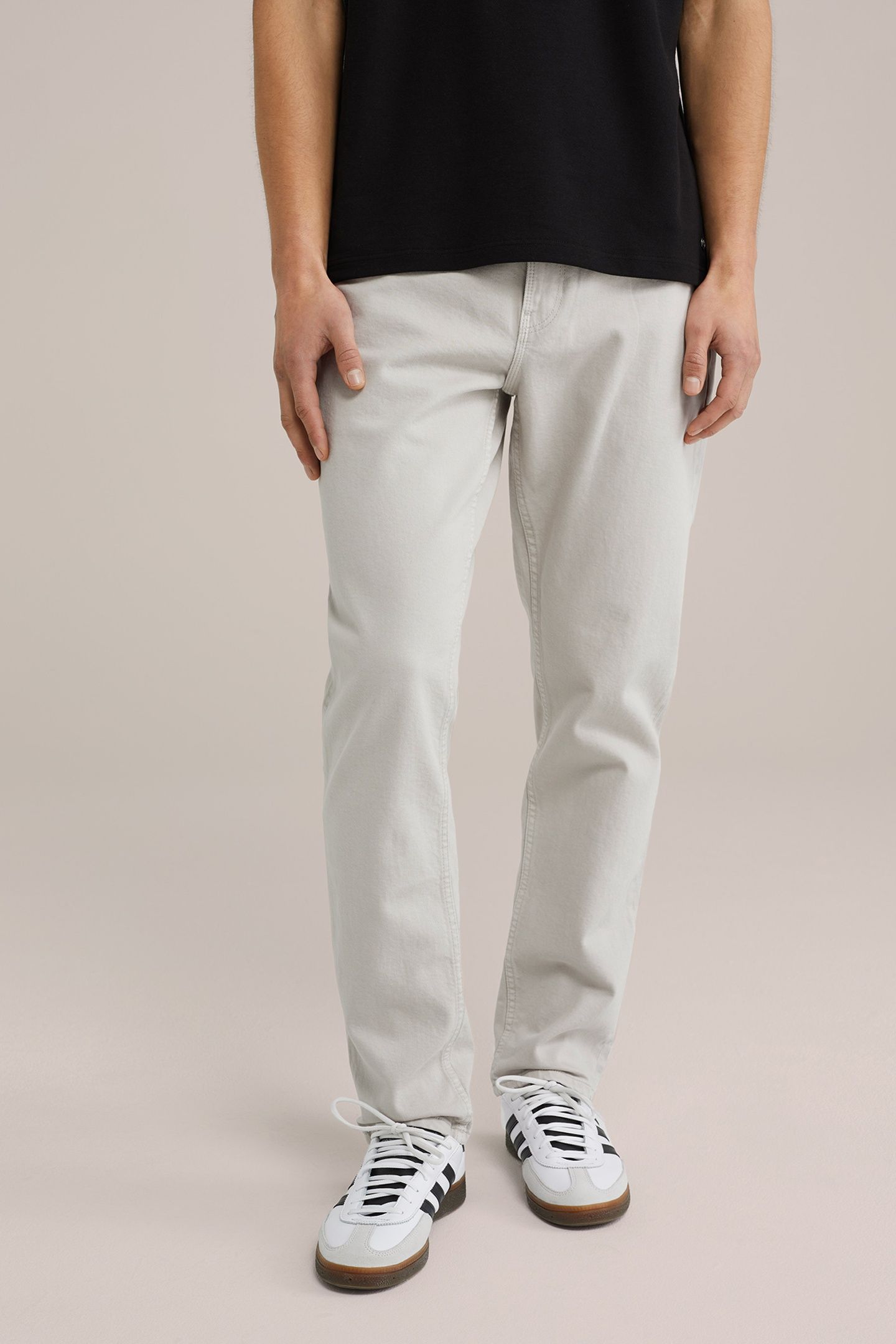 5-POCKET MID WAIST BEIGE 9