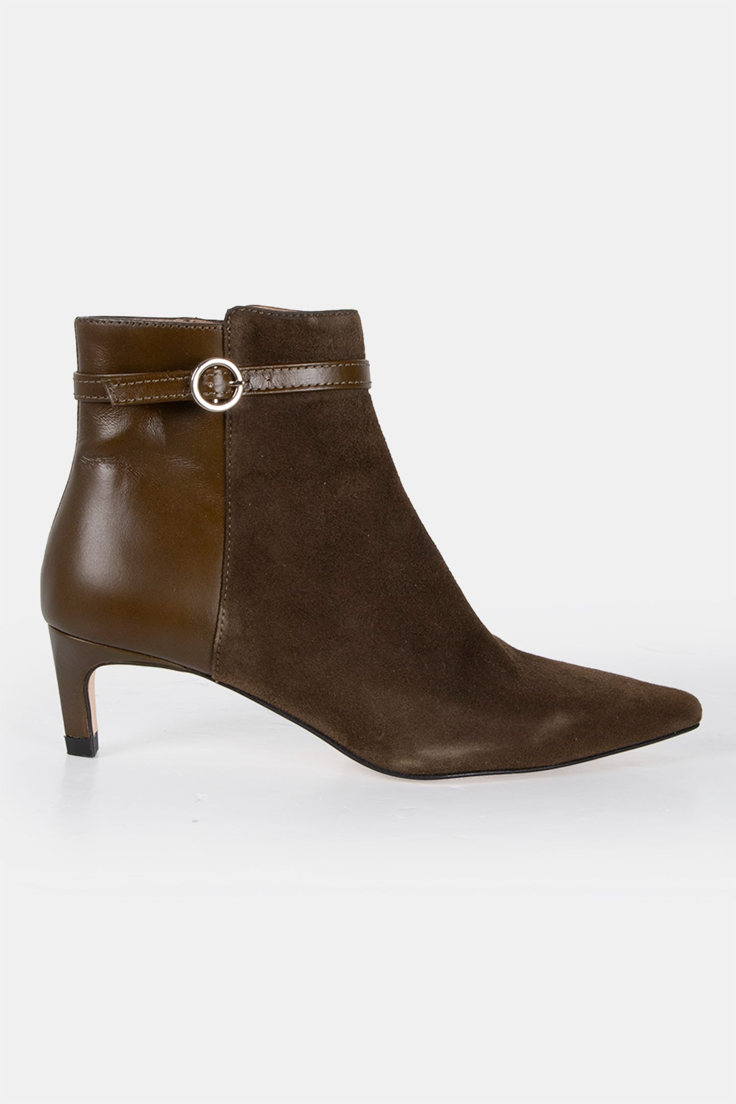 ALMA - POINTED PEARL BUCK OLIVE 1