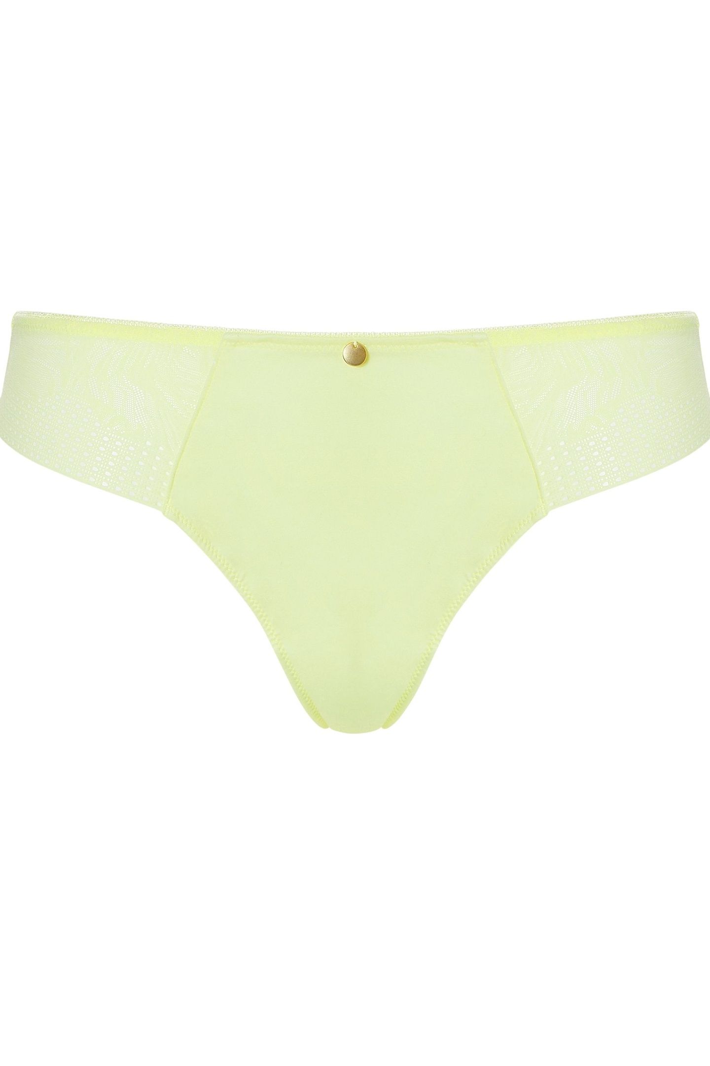 THONG SOFT LACE TENDER YELLOW 1