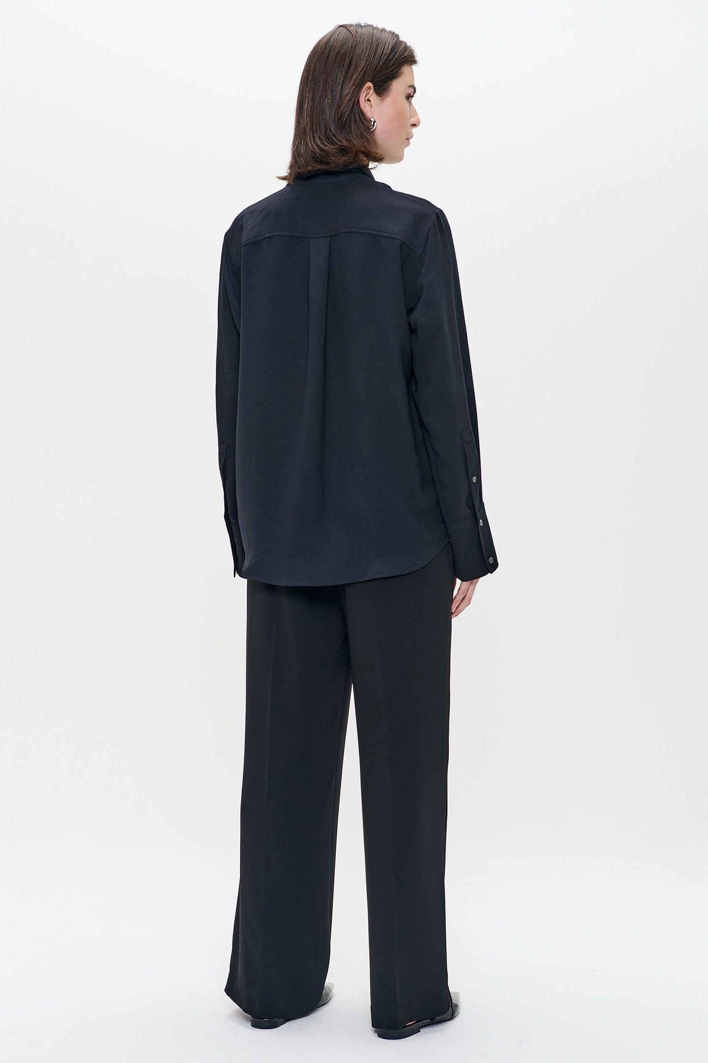 BOW SHIRT BLACK 4