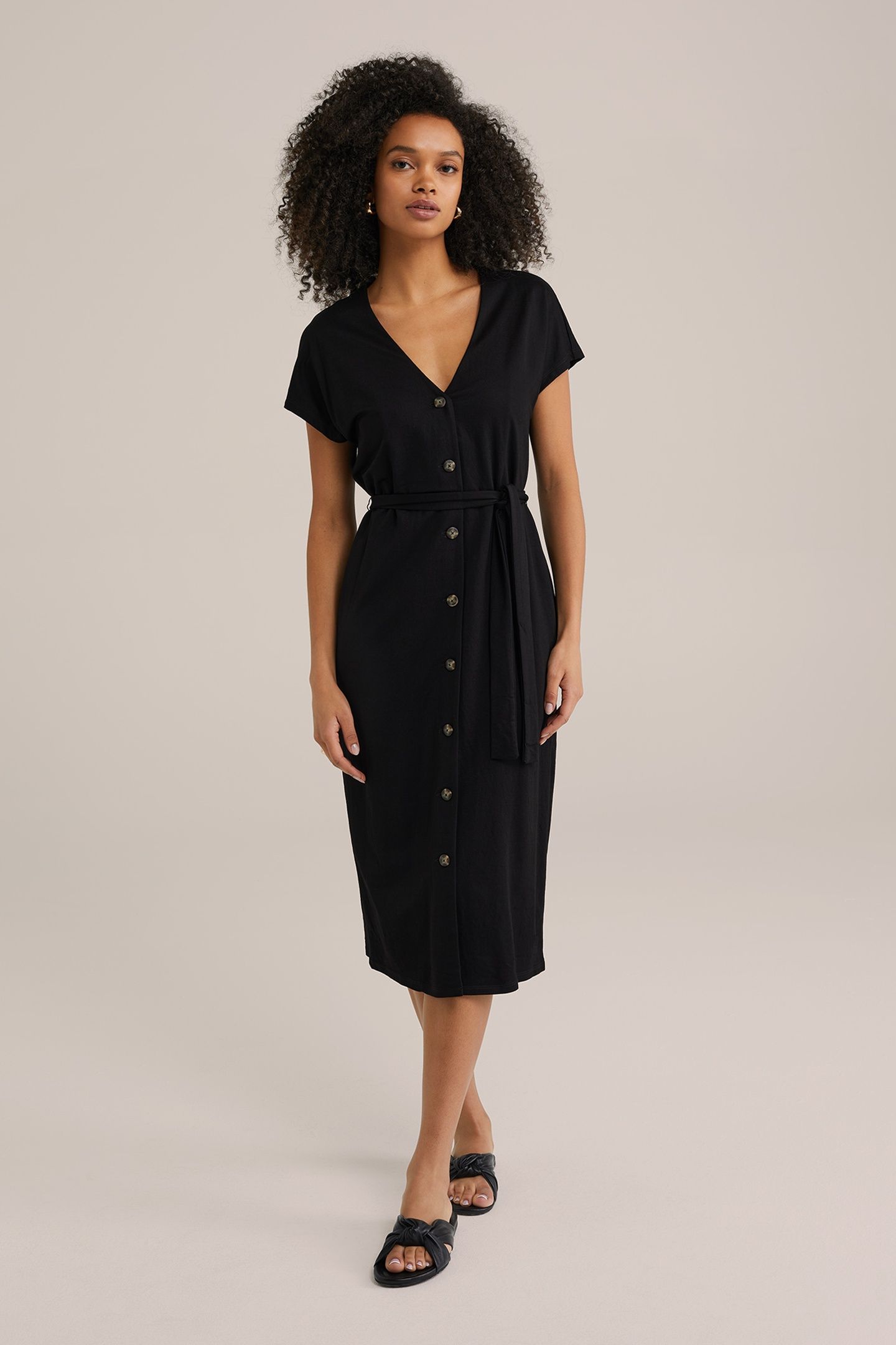DRESS MIDI BLACK 6