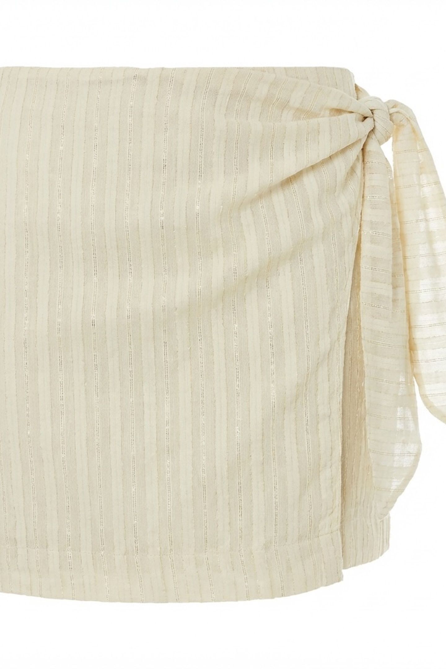 ERSA SHORT SKIRT LUREX ECRU 3