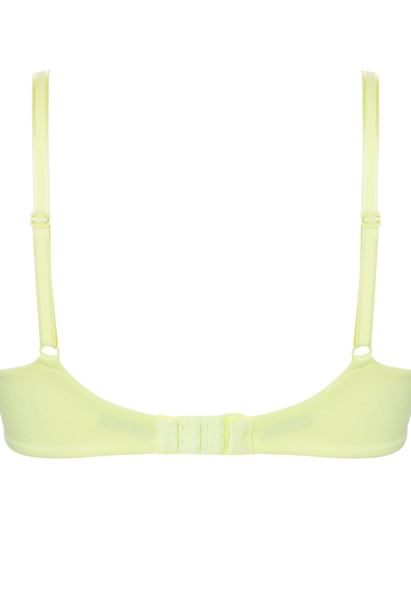 BRA TSHIRT COVERING MEMORY SOFT LACE TENDER YELLOW 2