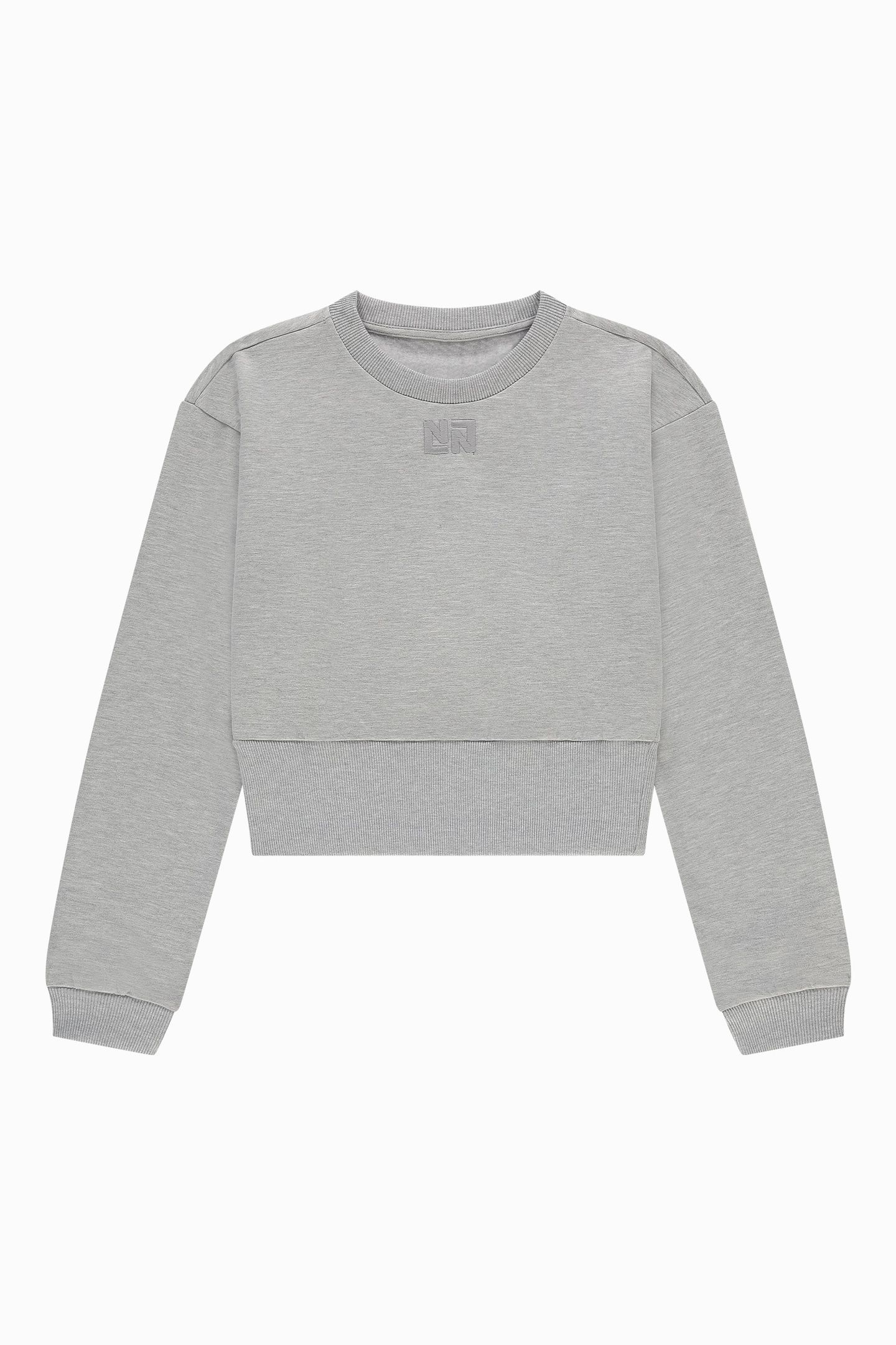 YVI SWEATSHIRT LIGHT GREY MELANGE 2