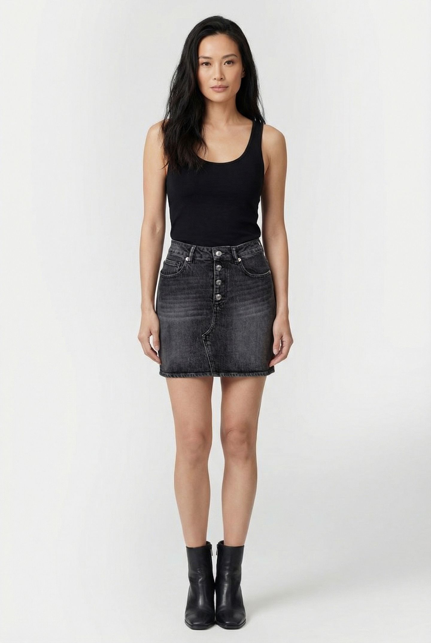 VIVY SKIRT FADED BLACK 1