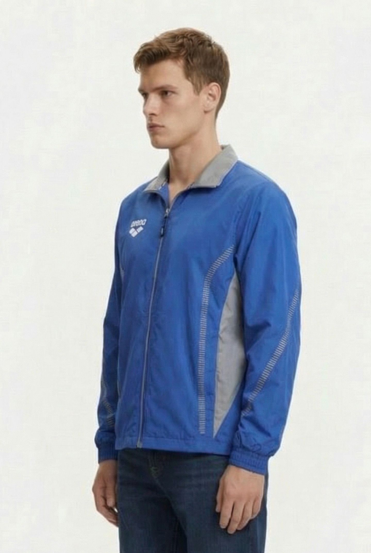 UNISEX TL WARM UP JACKET ROYAL-GREY 6
