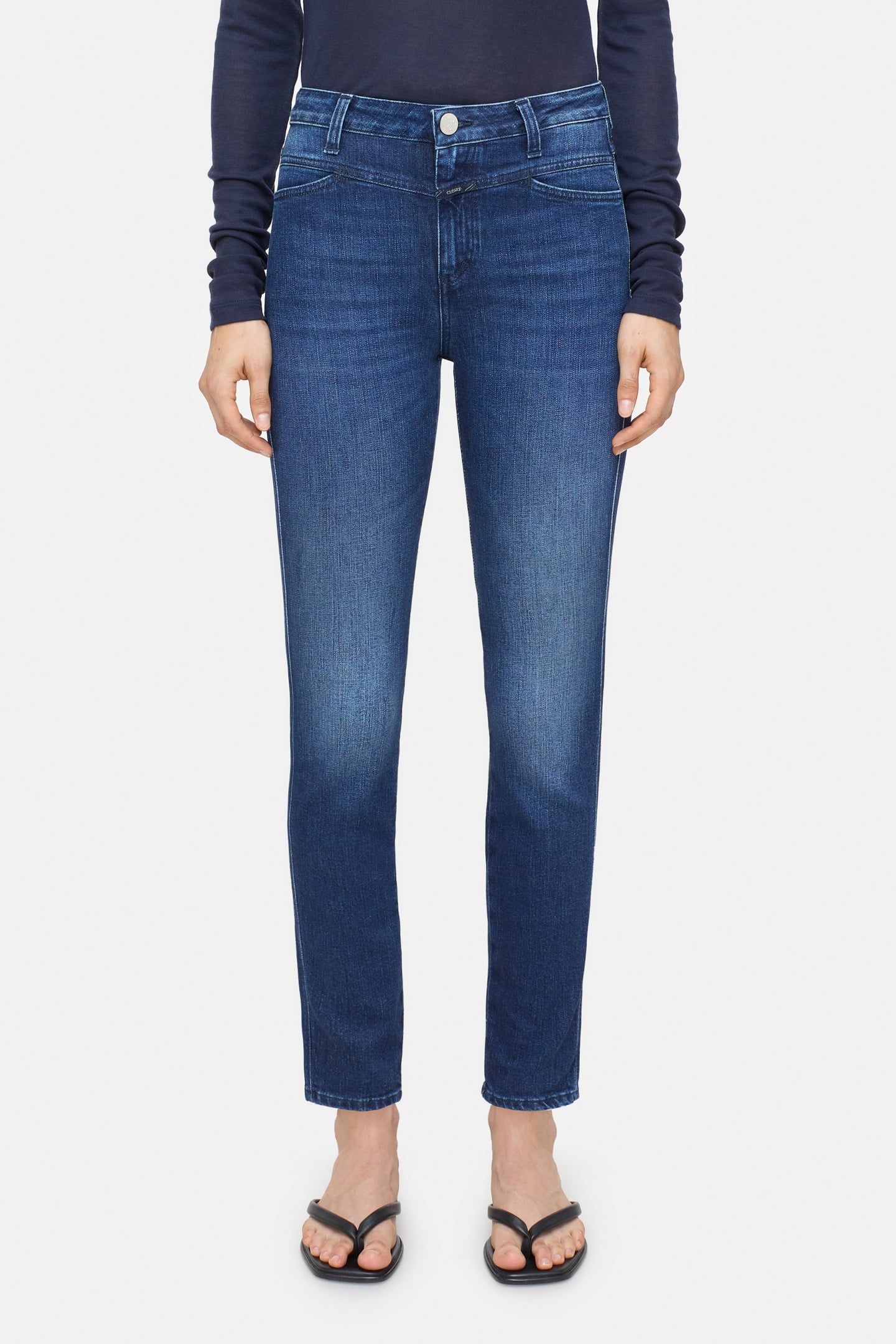 SKINNY PUSHER JEANS DARK BLUE 1