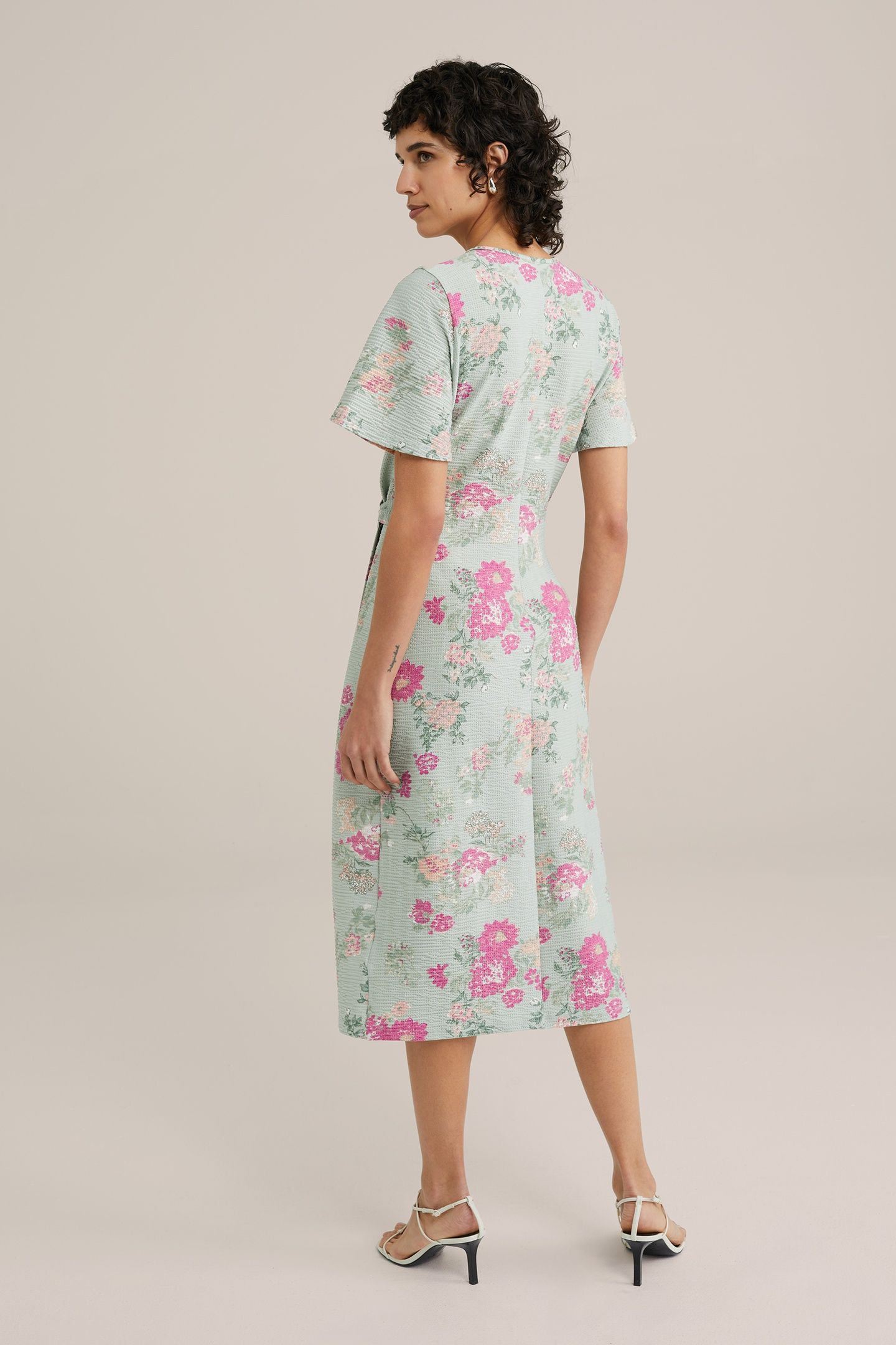 DRESS MID LENGTH MINT GREEN 13