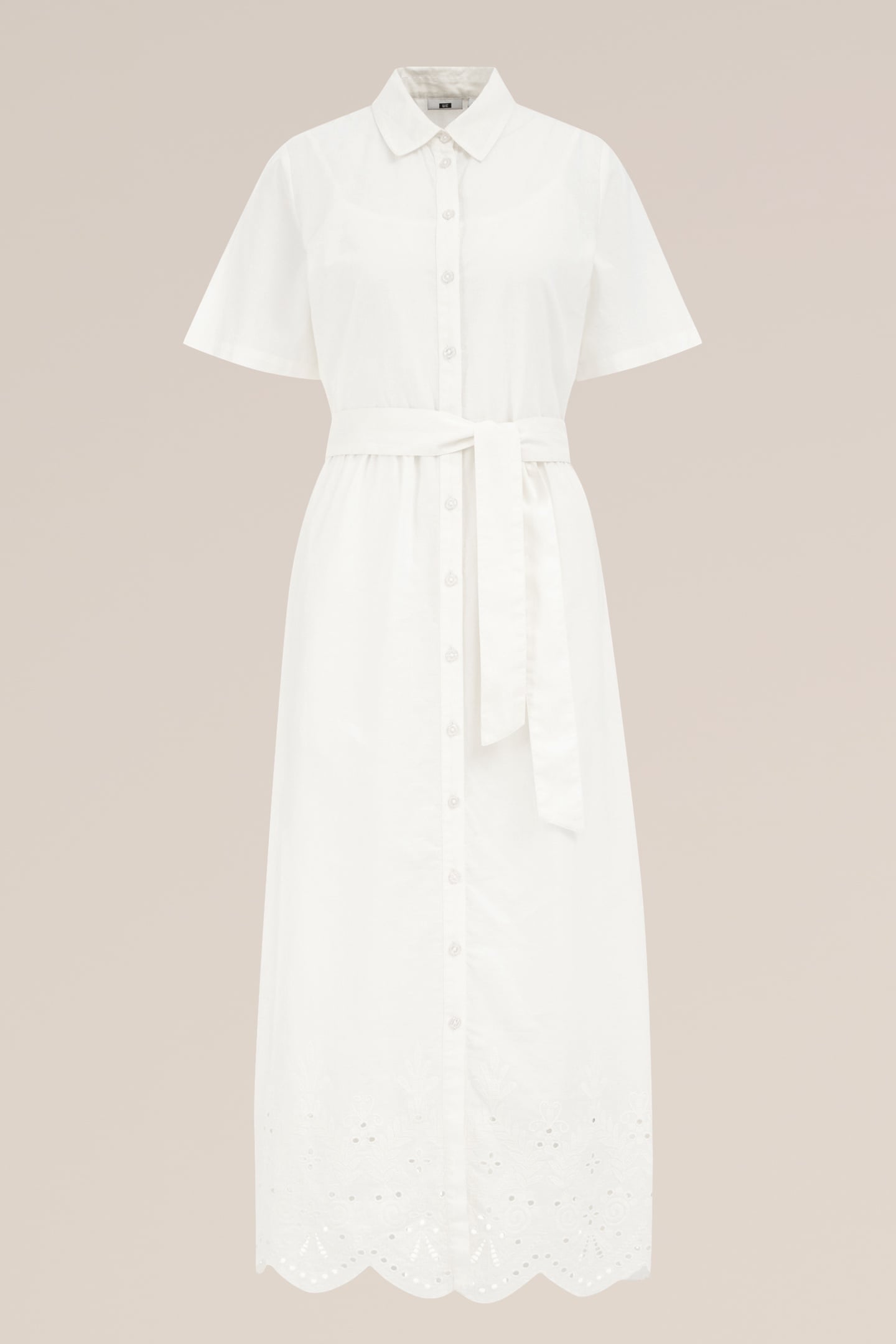DRESS MID LENGTH WHITE 12