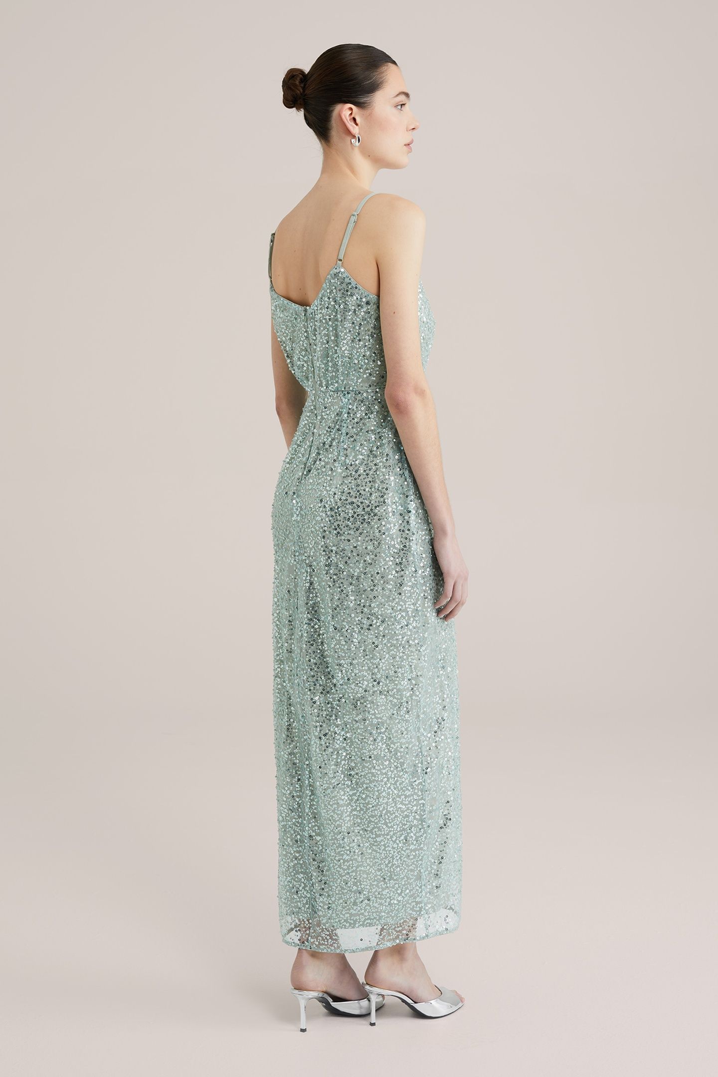 DRESS MAXI LENGTH MINT GREEN 8