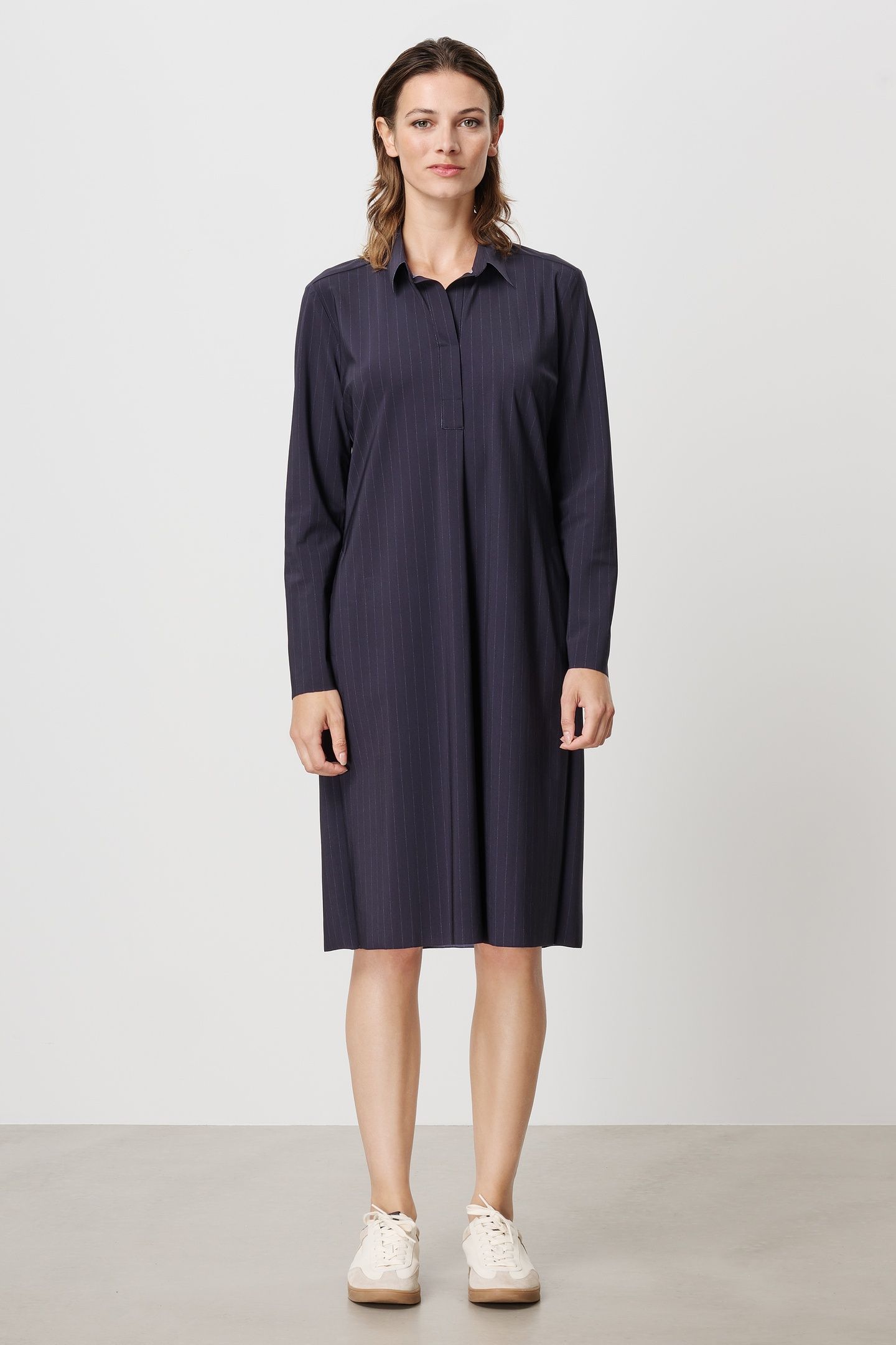 CRUZ PRINTED DRESS INK BLUE 3