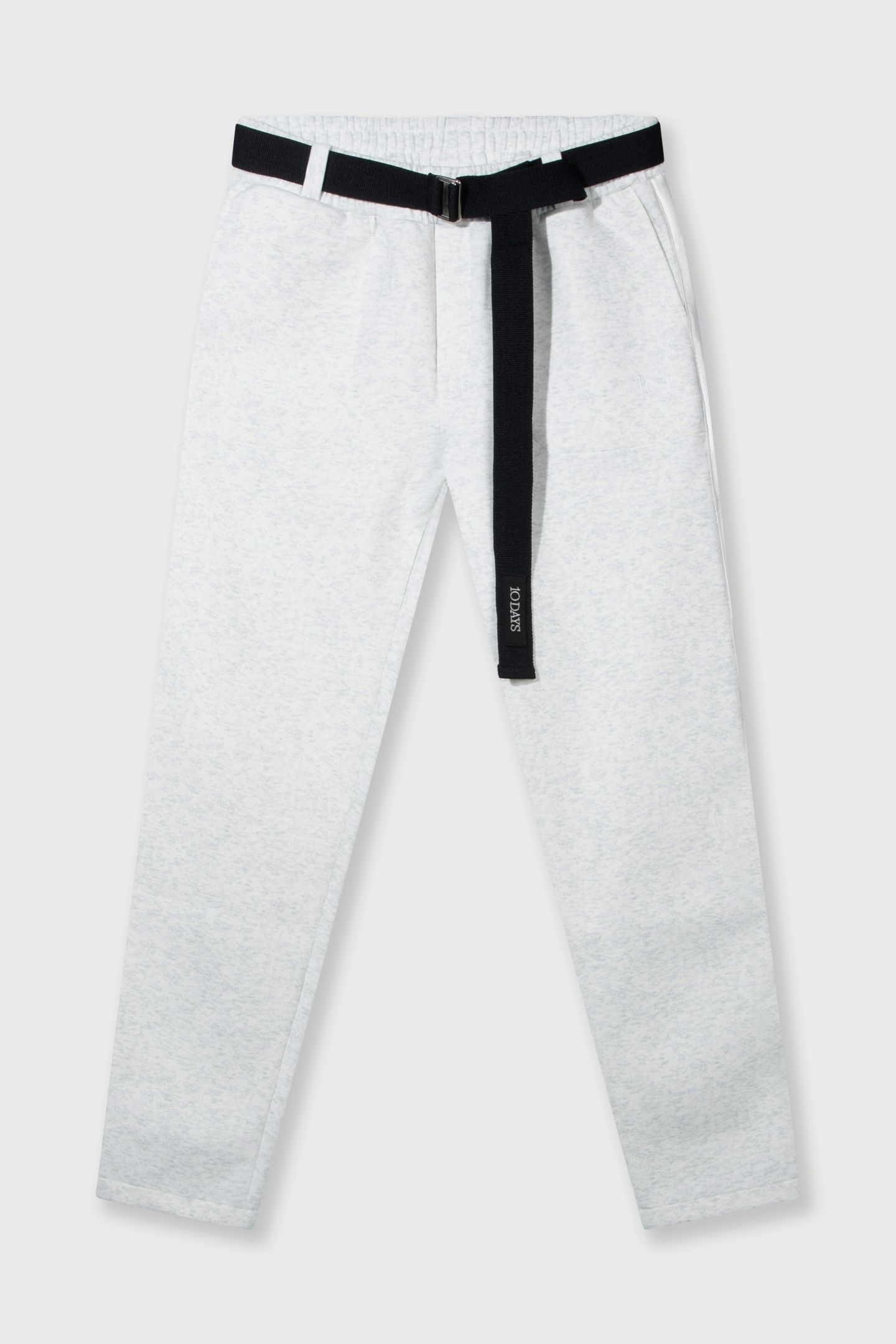 BELTED PANTS NEOPRENE WHITE MELEE 5