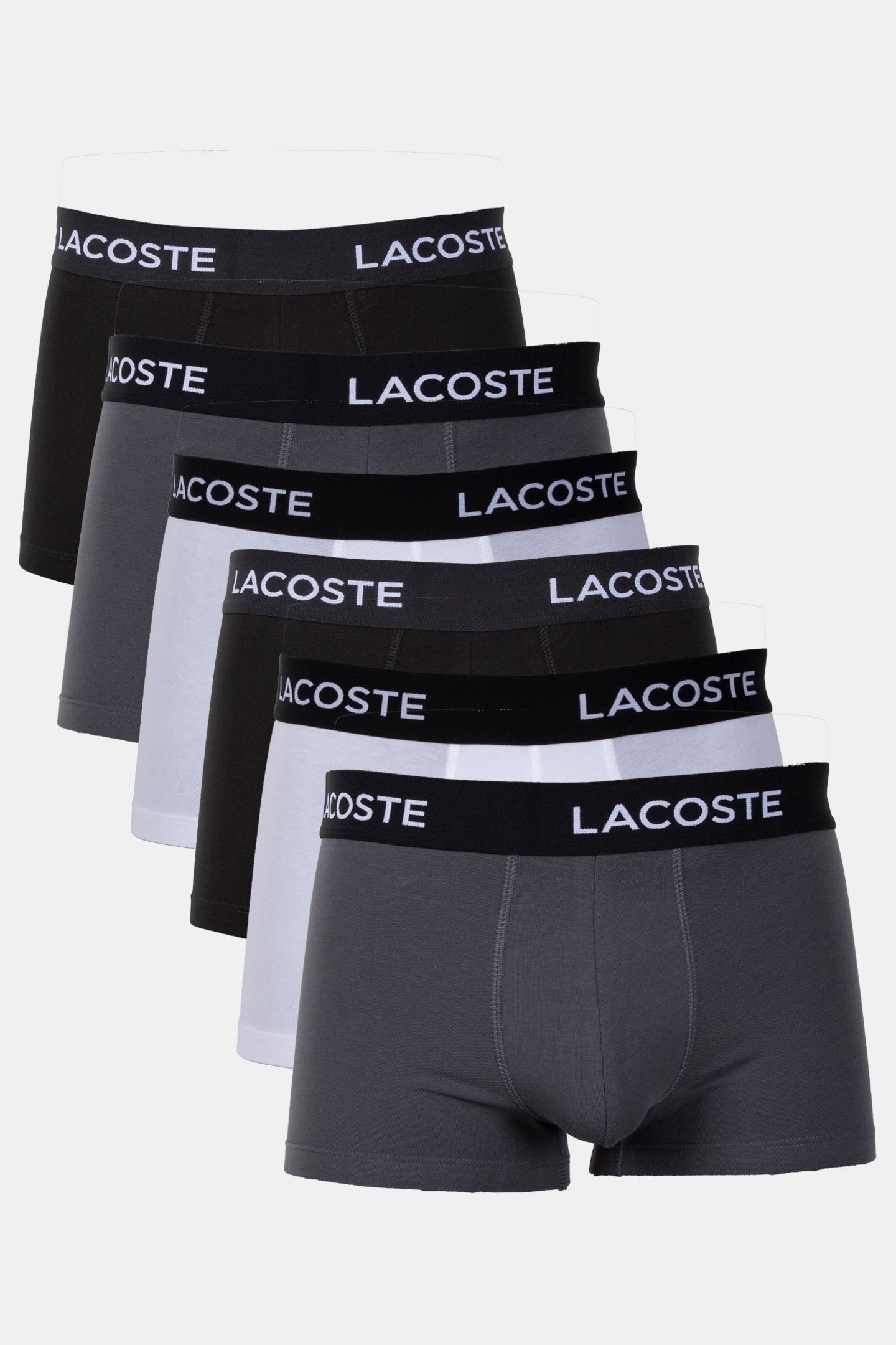 COTTON TRUNK PACK BLACK/WHITE-FONT 1