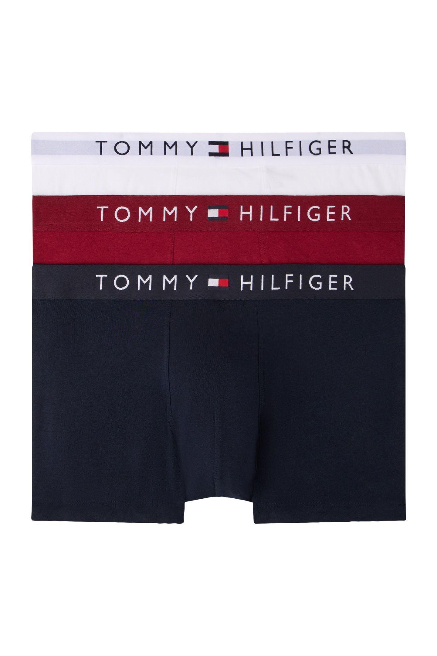3-PACK WAISTBAND TRUNK DES SKY/WHITE/ROUGE 5