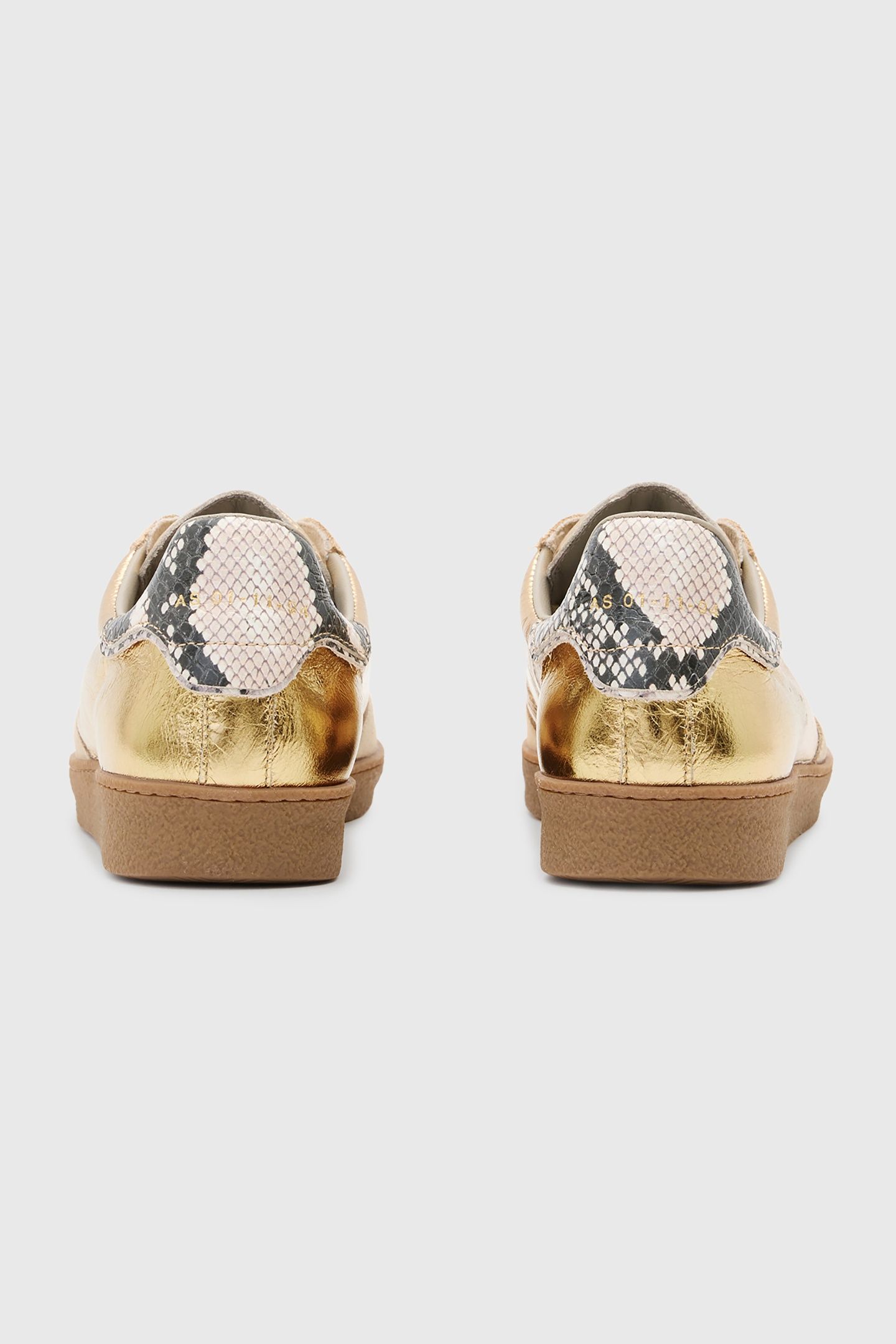THELMA MET SNEAKER GOLD/SAND BROWN 10