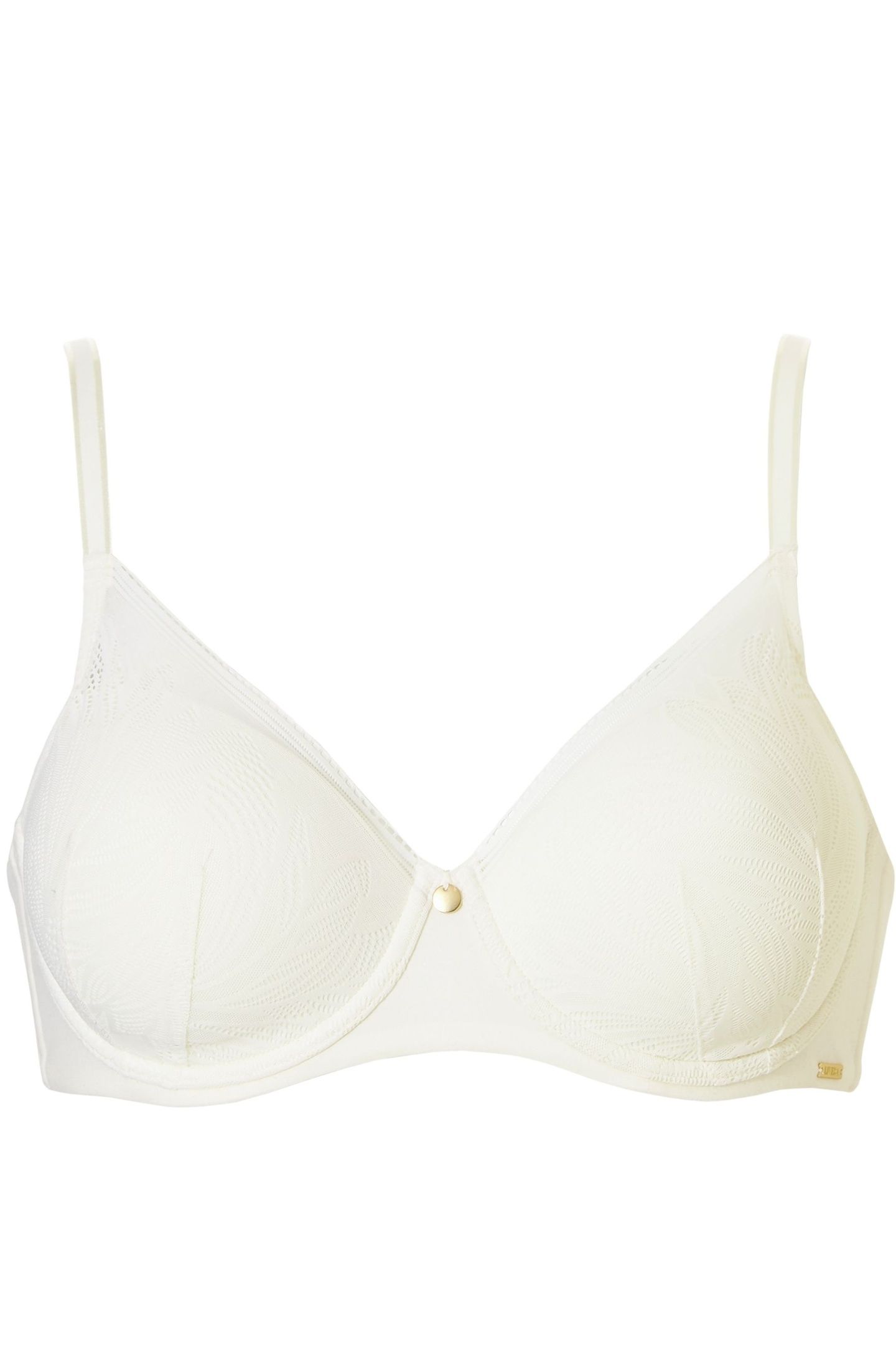 BRA TSHIRT COVERING MEMORY SOFT LACE WHITE 1