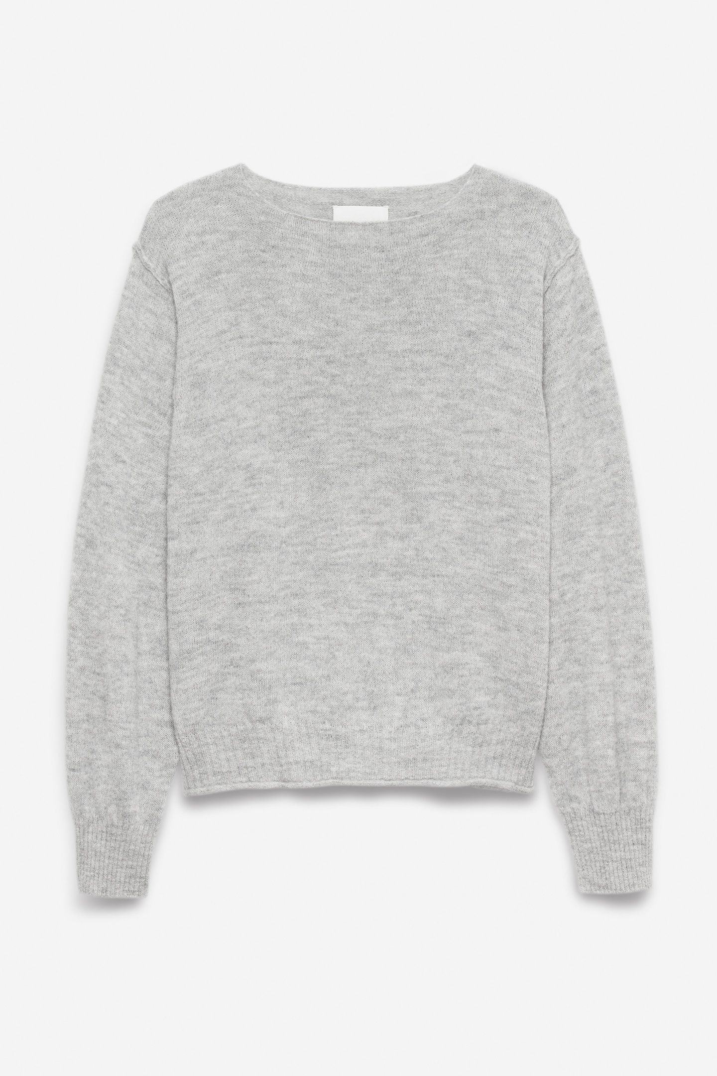LUPIN PULLOVER LIGHT GREY MELANGE 4