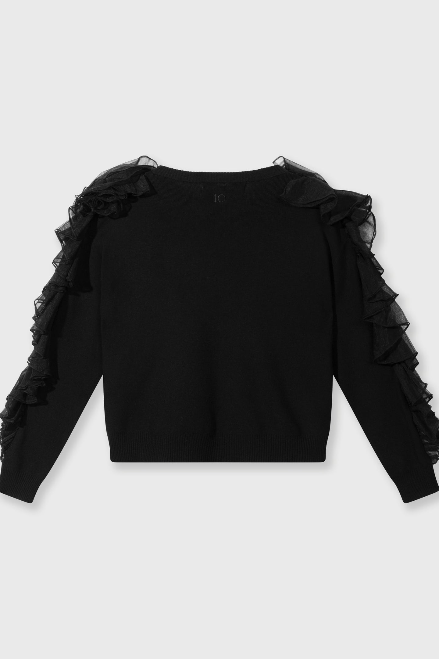 DRAMATIC KNIT SWEATER BLACK 6