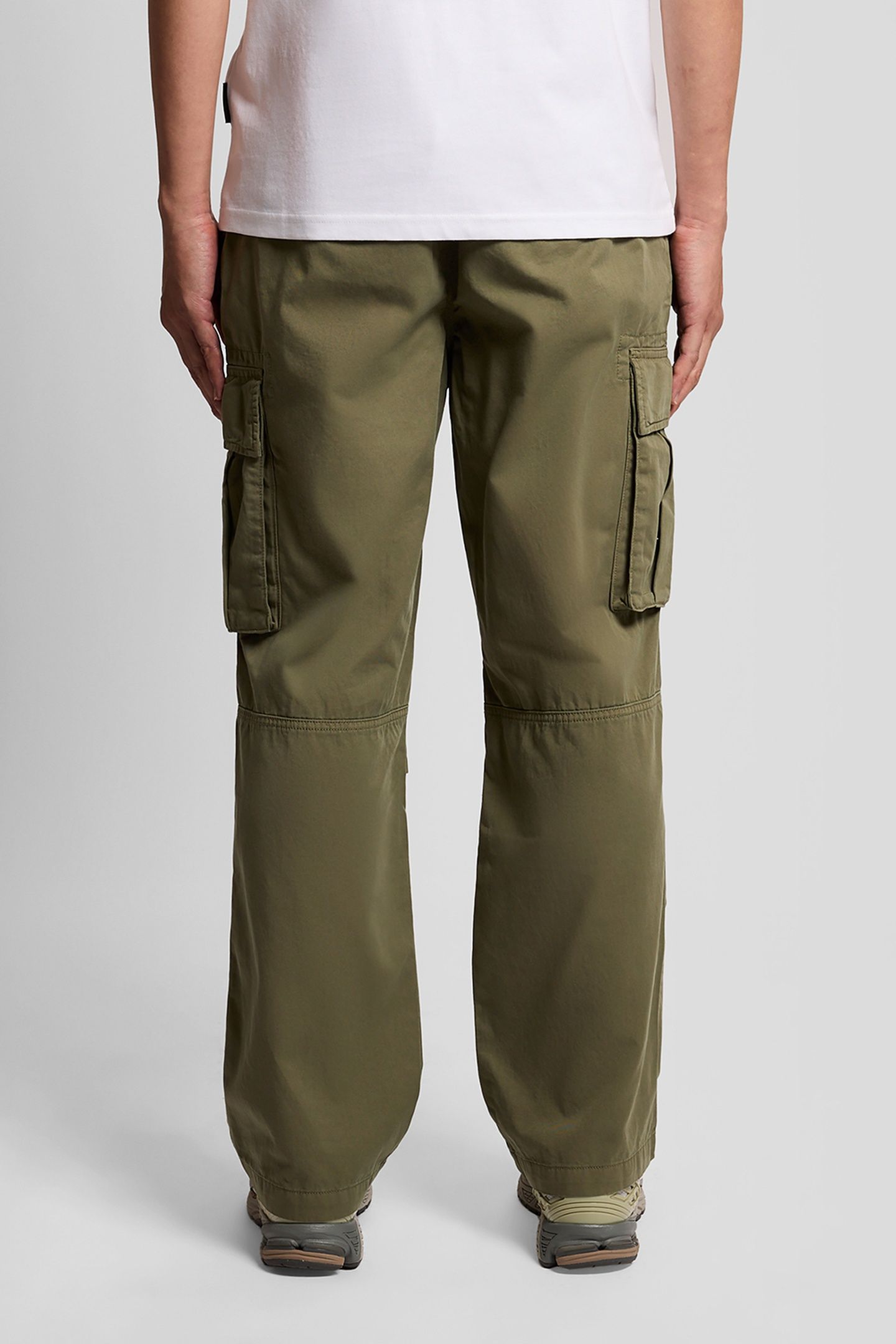 ARTICULATED CARGO TROUSERS FATIGUE OLIVE 3