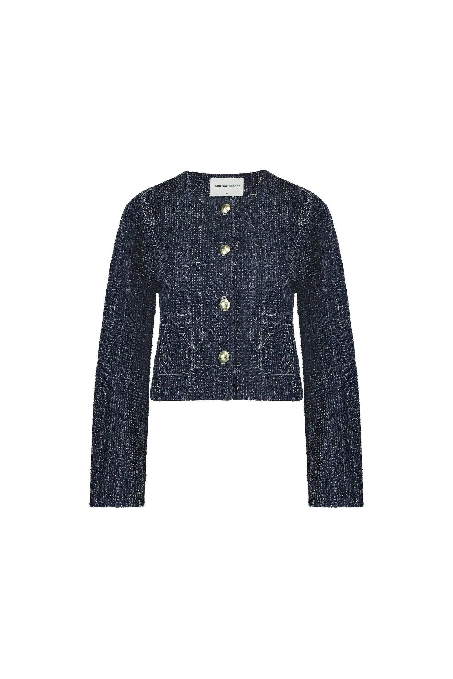 DAVIS DENIM BLAZER DARK INDIGO 4