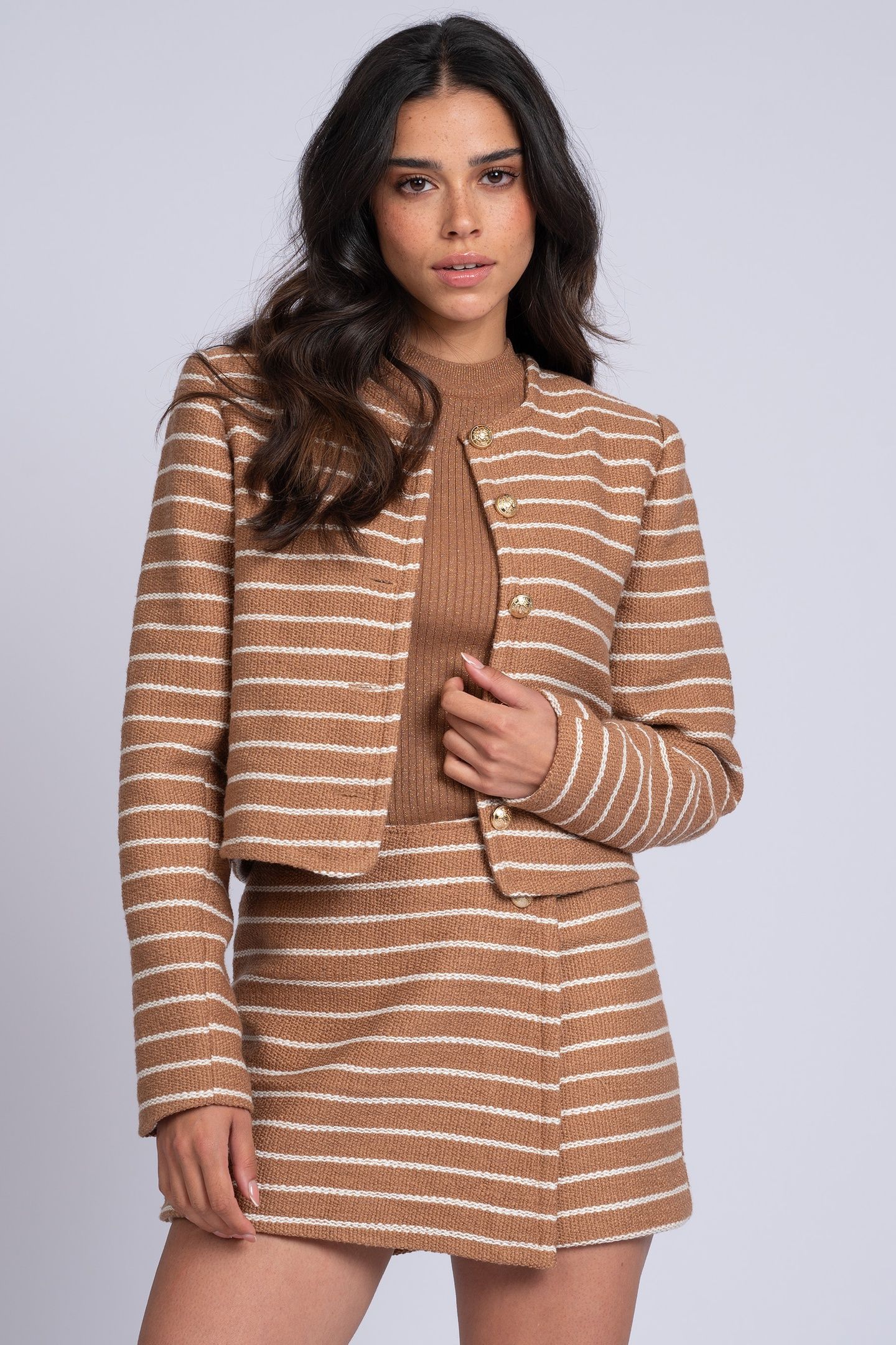 ISARIO SKORT CARAMEL 1