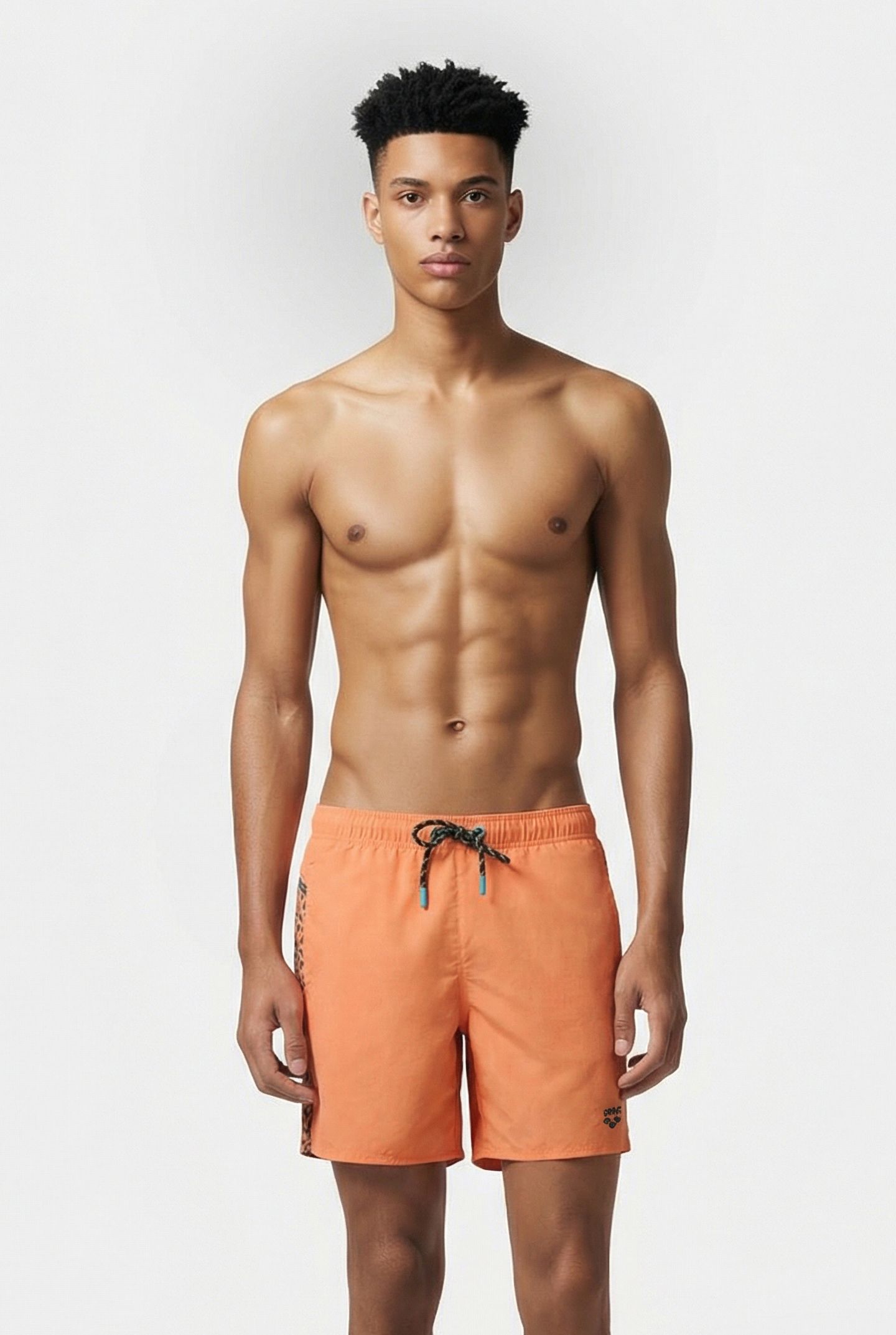 MEN'S ARENA PRO-FILE BEACH BOXER LOGO NESPOLA-ASPHALT 1
