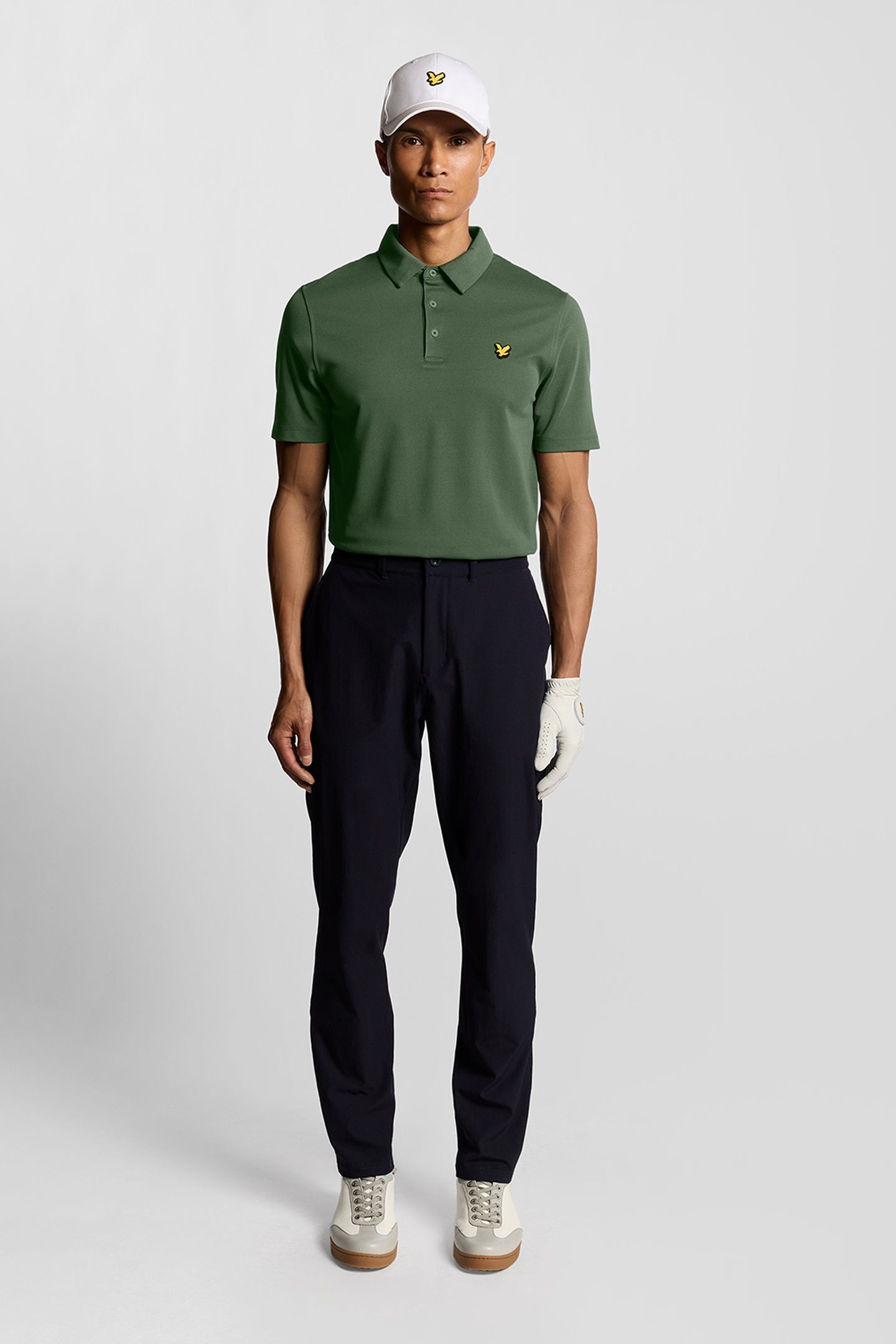 GOLF TOUR POLO SHIRT CACTUS GREEN 1