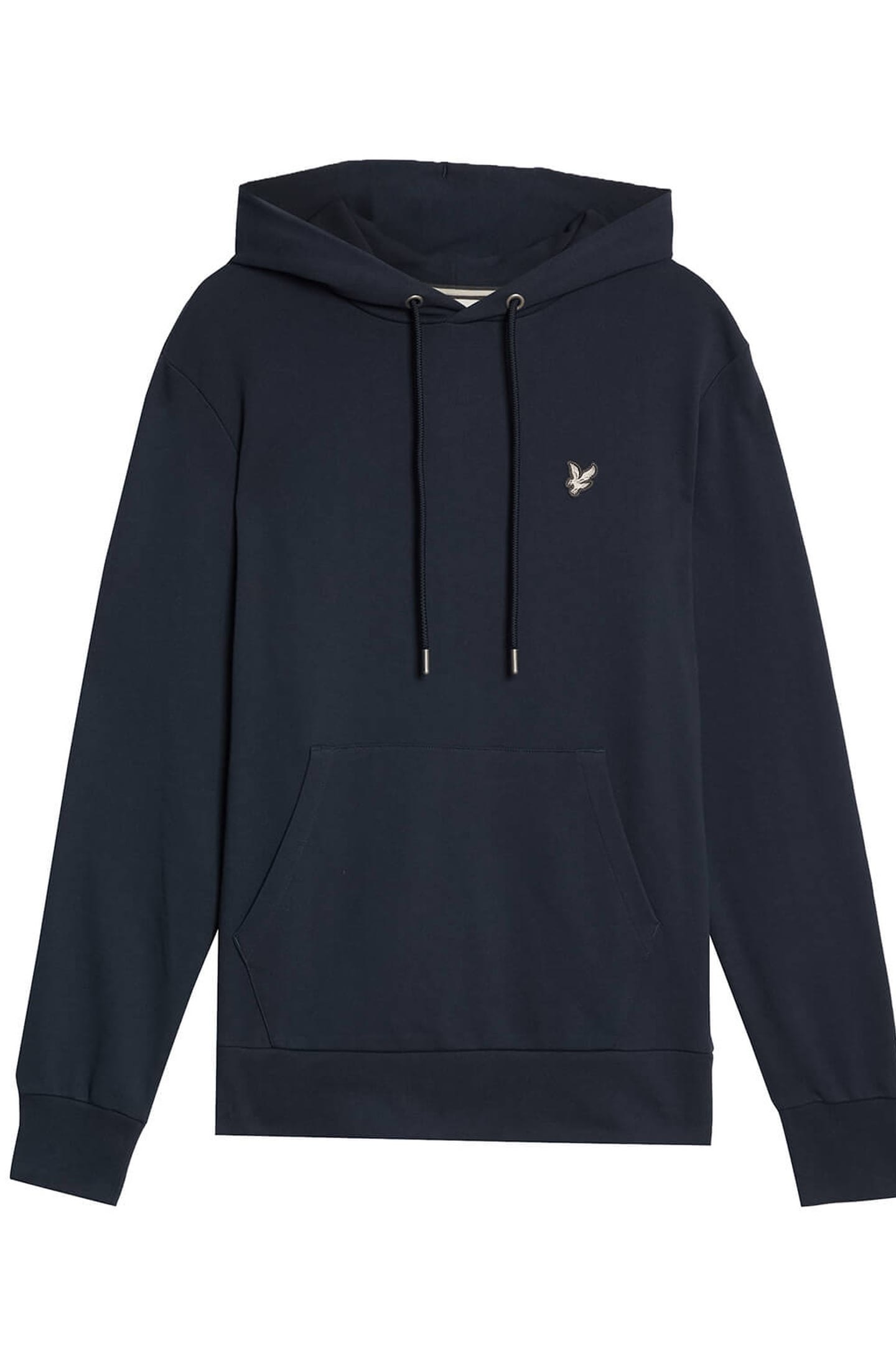 DIAGONAL WEAVE FRENCH TERRY HOODIE MIDNIGHT NAVY 3