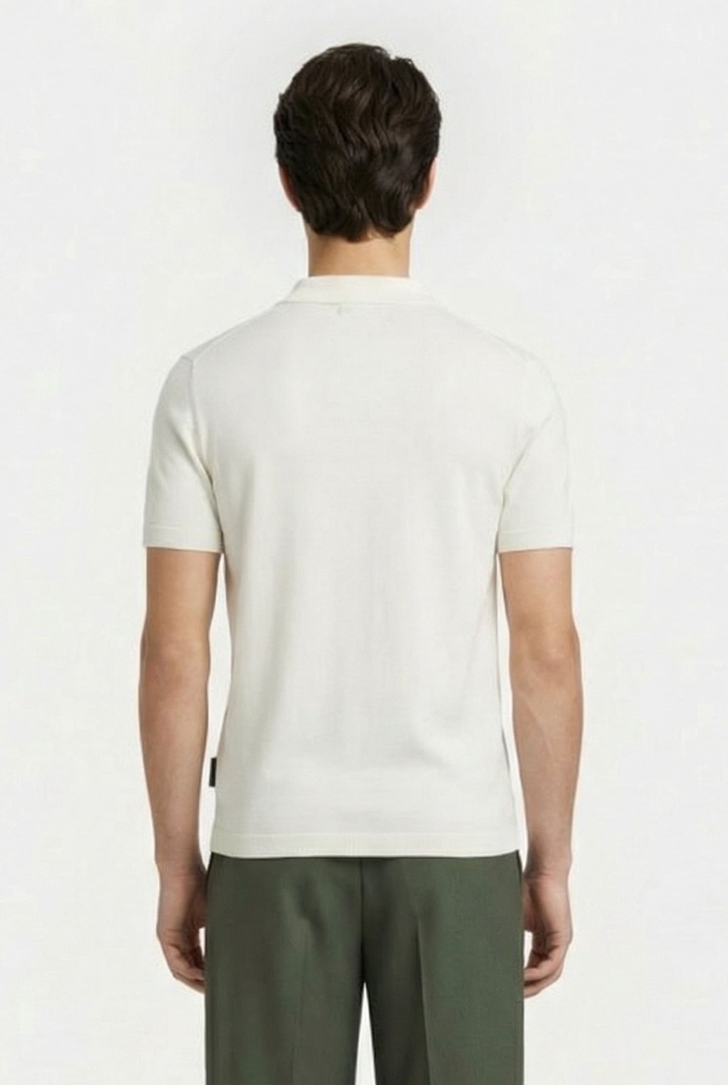 POLO SHORT SLEEVE FORMAL ECRU 2