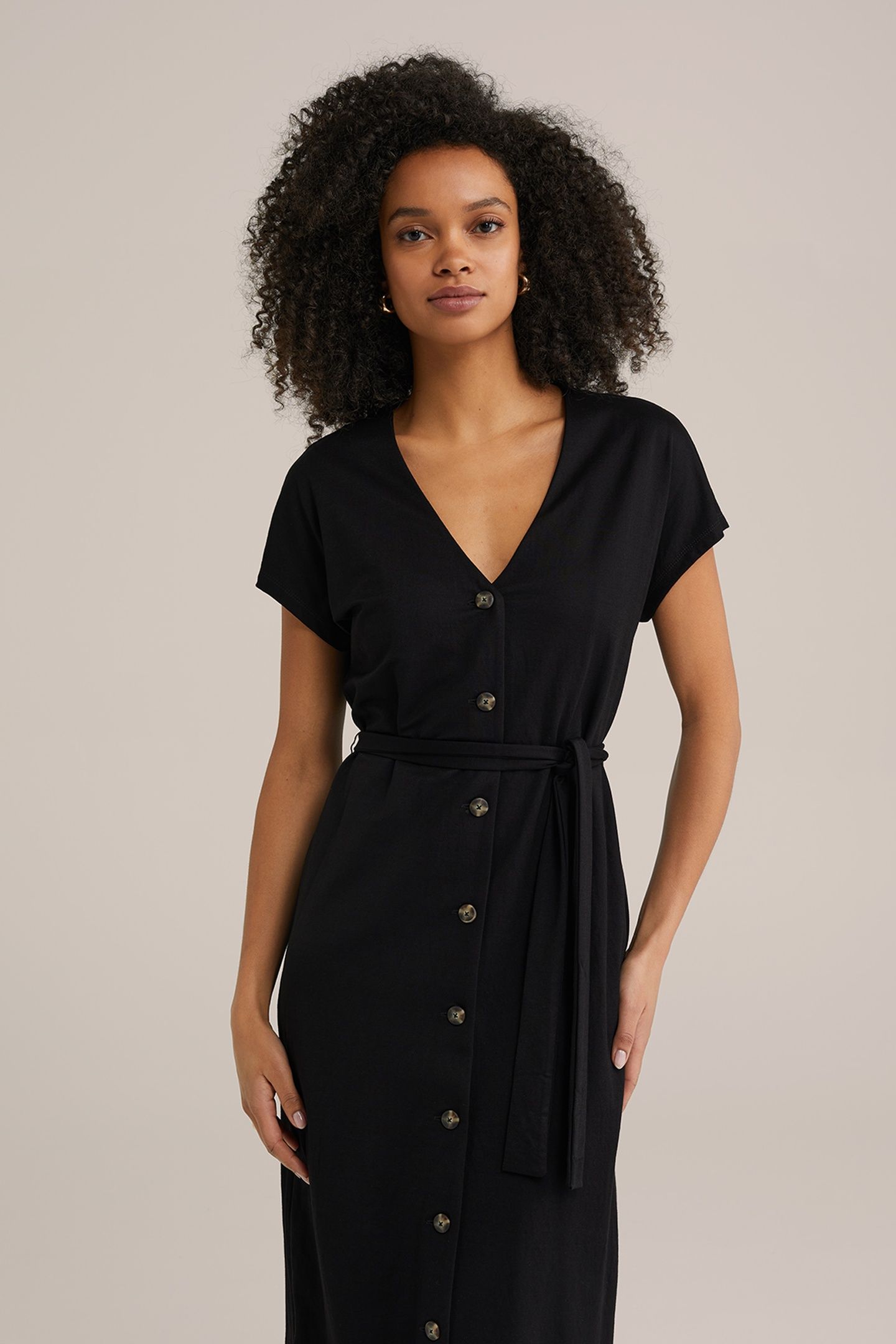 DRESS MIDI BLACK 9