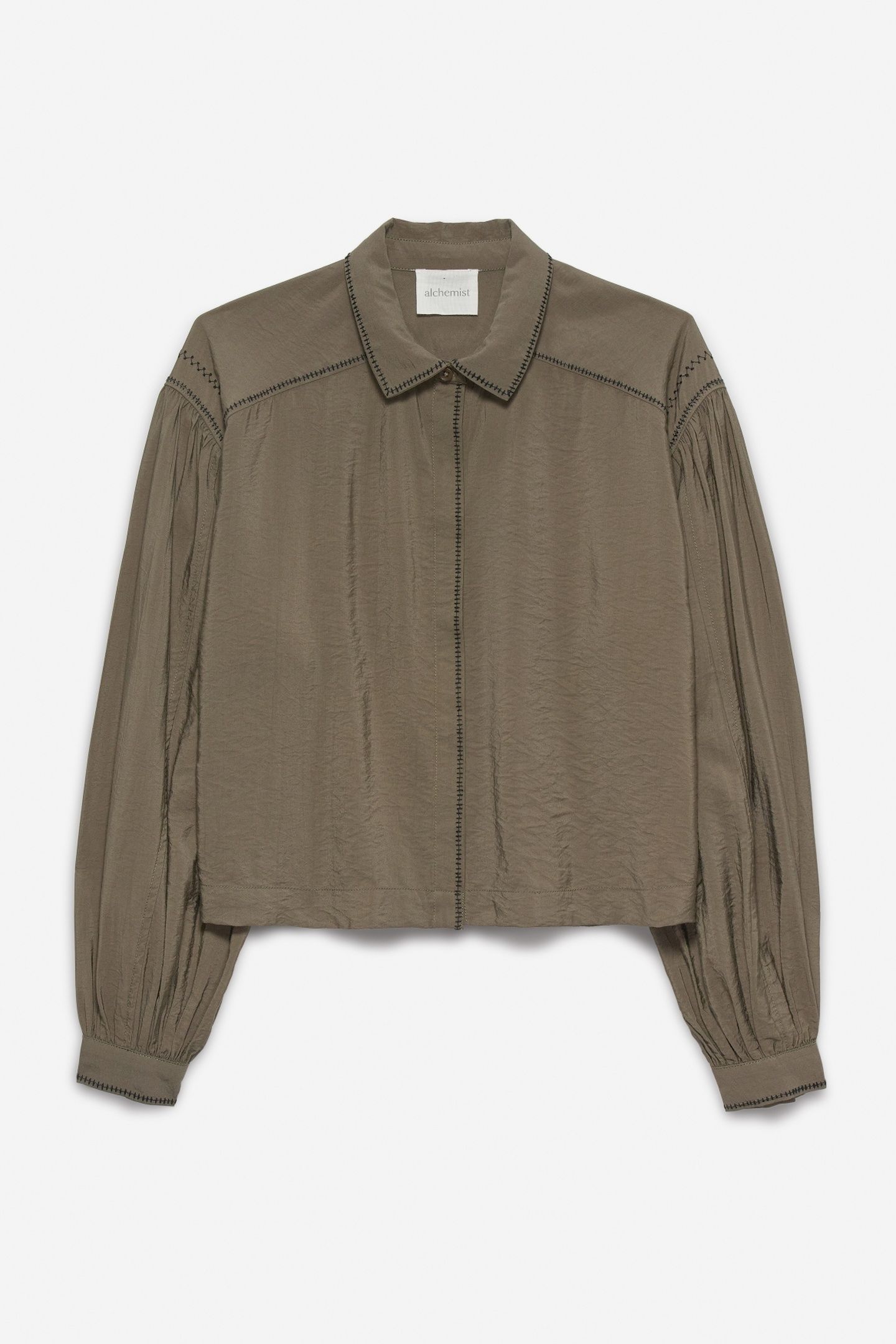 EVA BLOUSE KHAKI 4