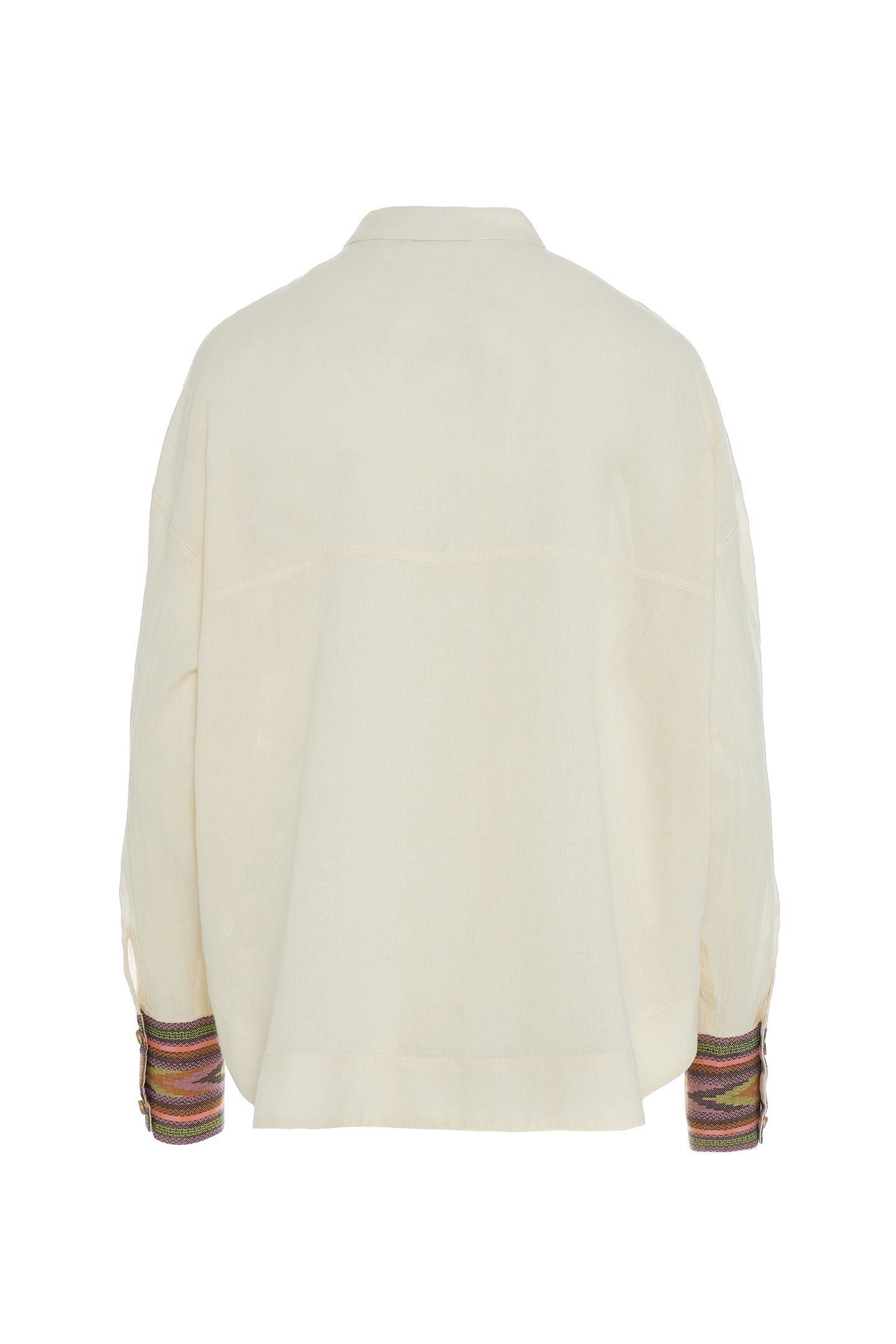 THEORY SHIRT JACQUARD PINK GREEN 4