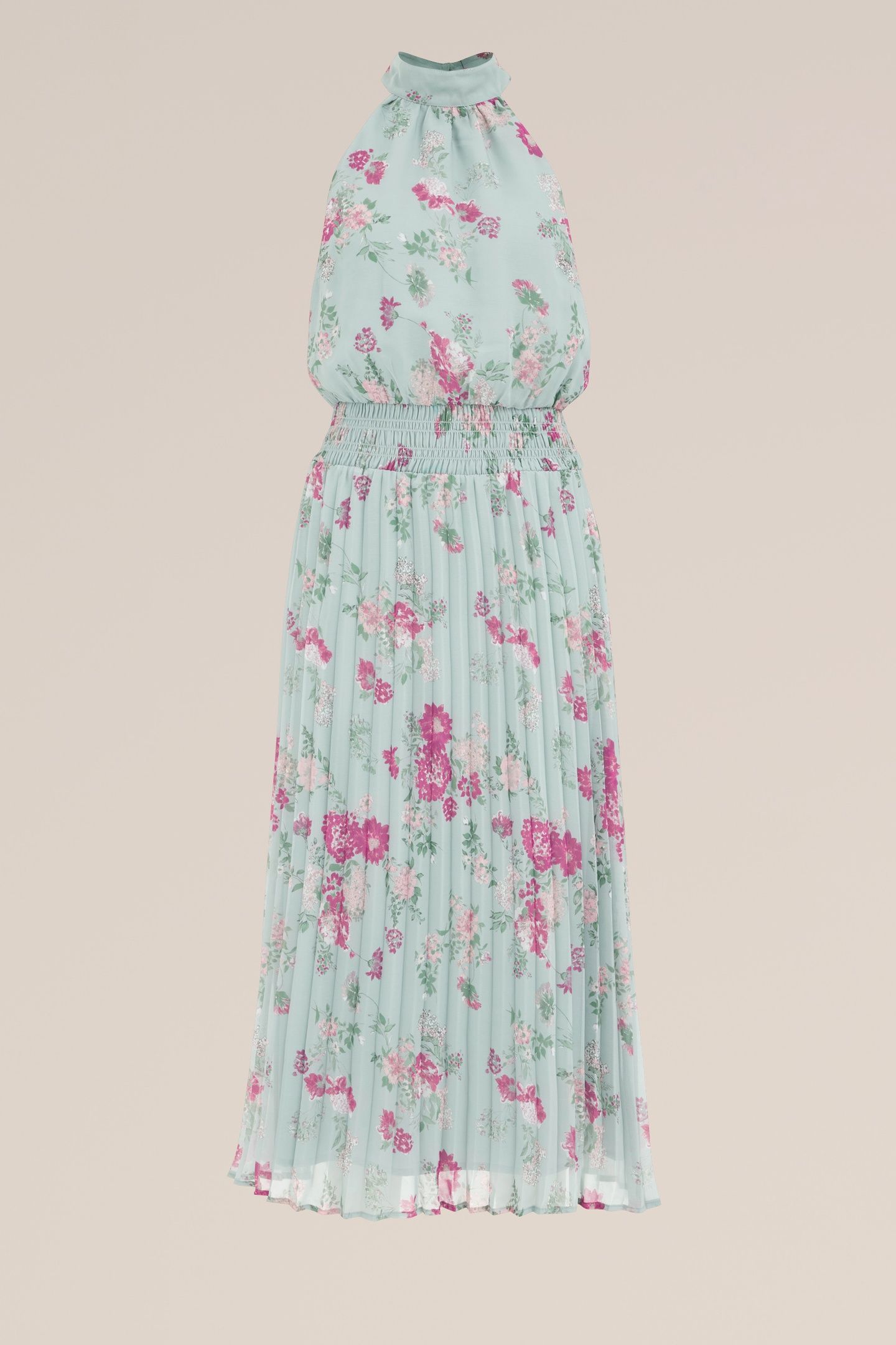 DRESS MID LENGTH LIGHT GREEN 10