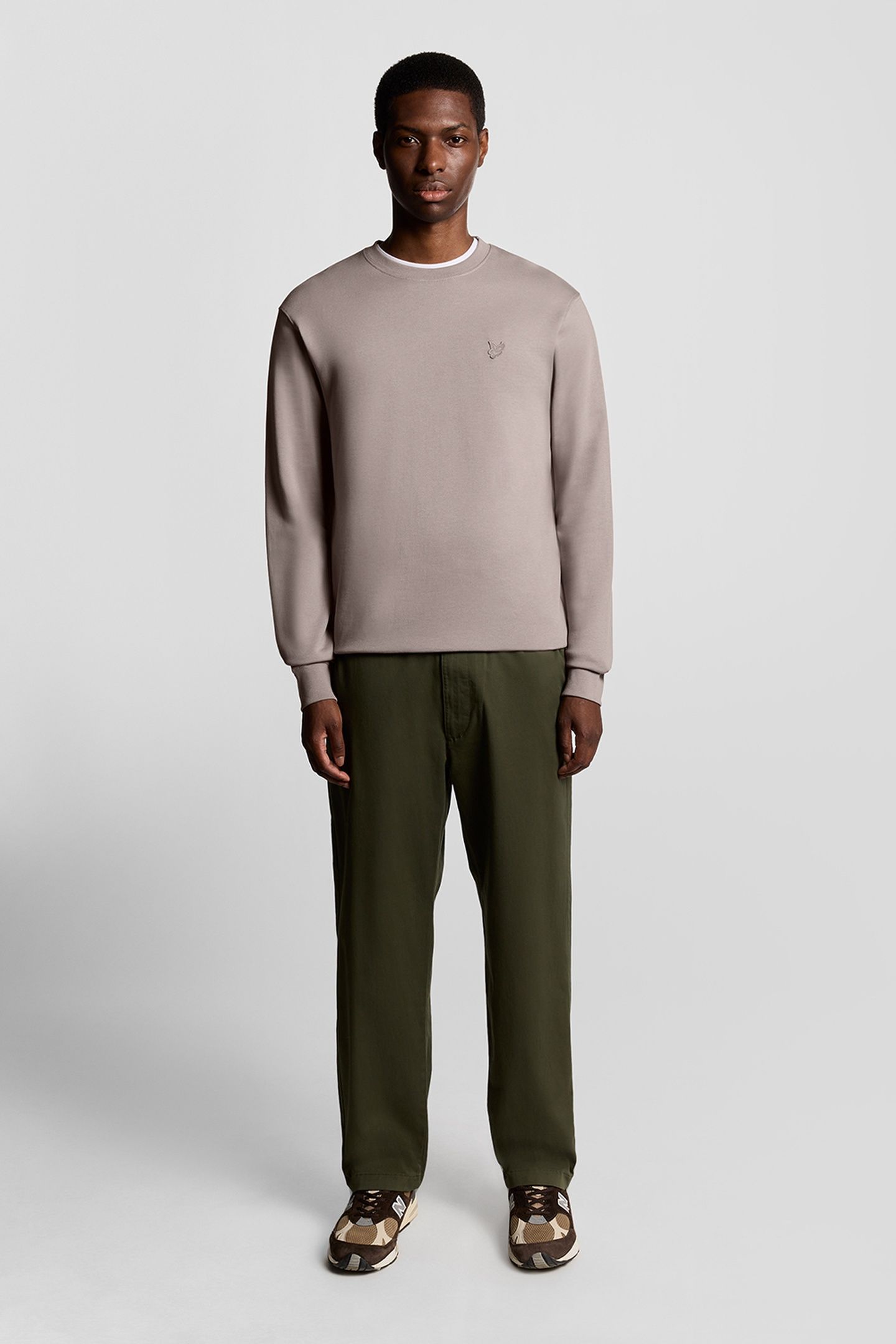 SUPERFINE CREW NECK SWEATSHIRT FIFE 1