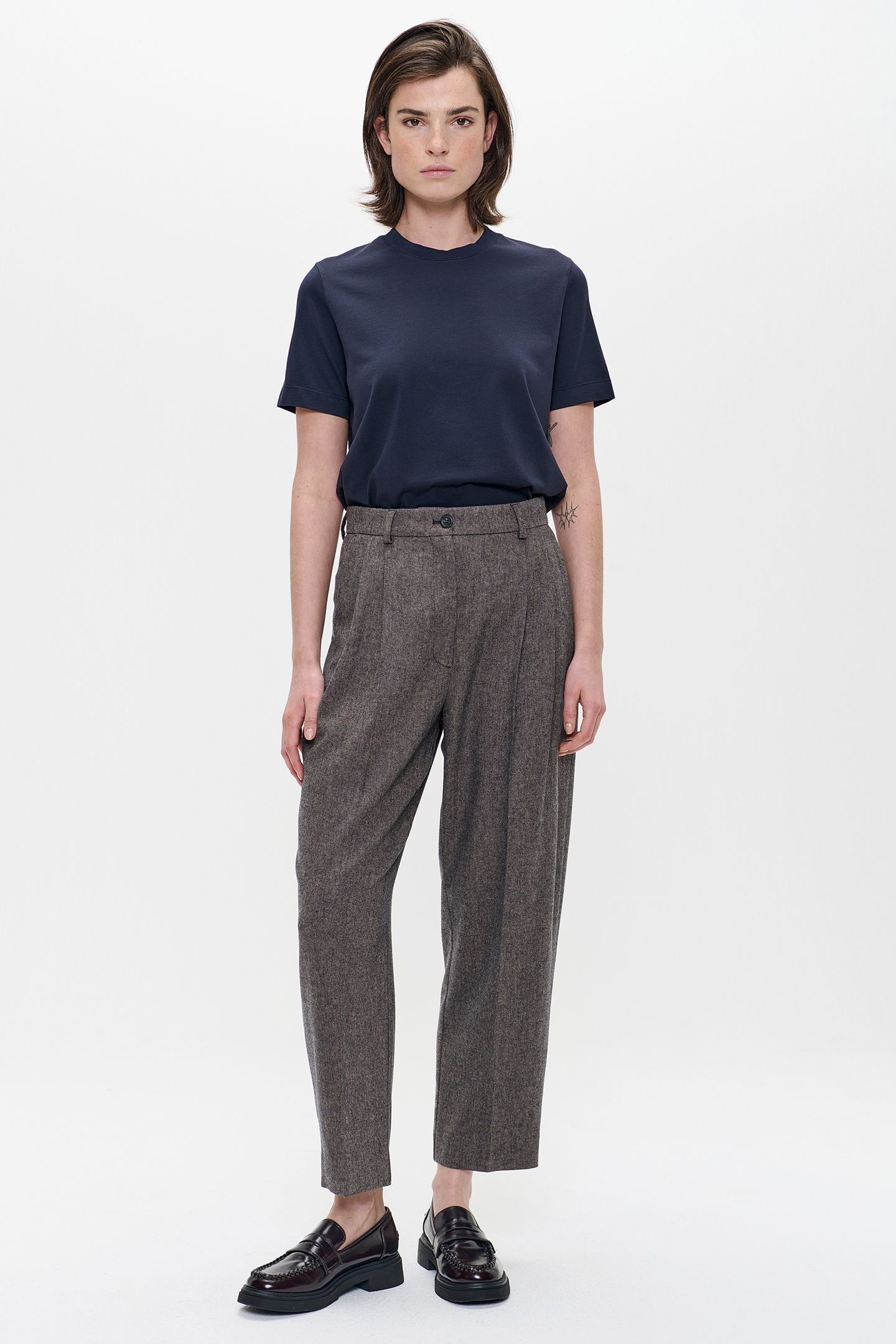 FLANNEL DAKOTA PANTS MIDNIGHT BLUE 2
