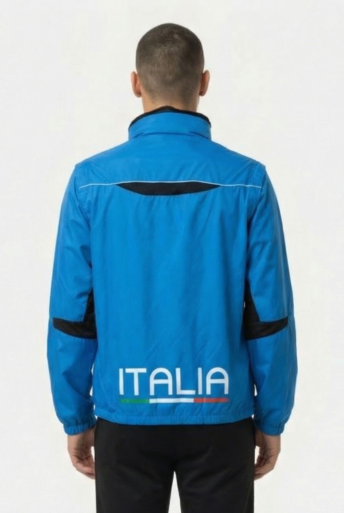 HOODED F/Z WINDBREAKER FITR PIX-BLUE/BLACK 2