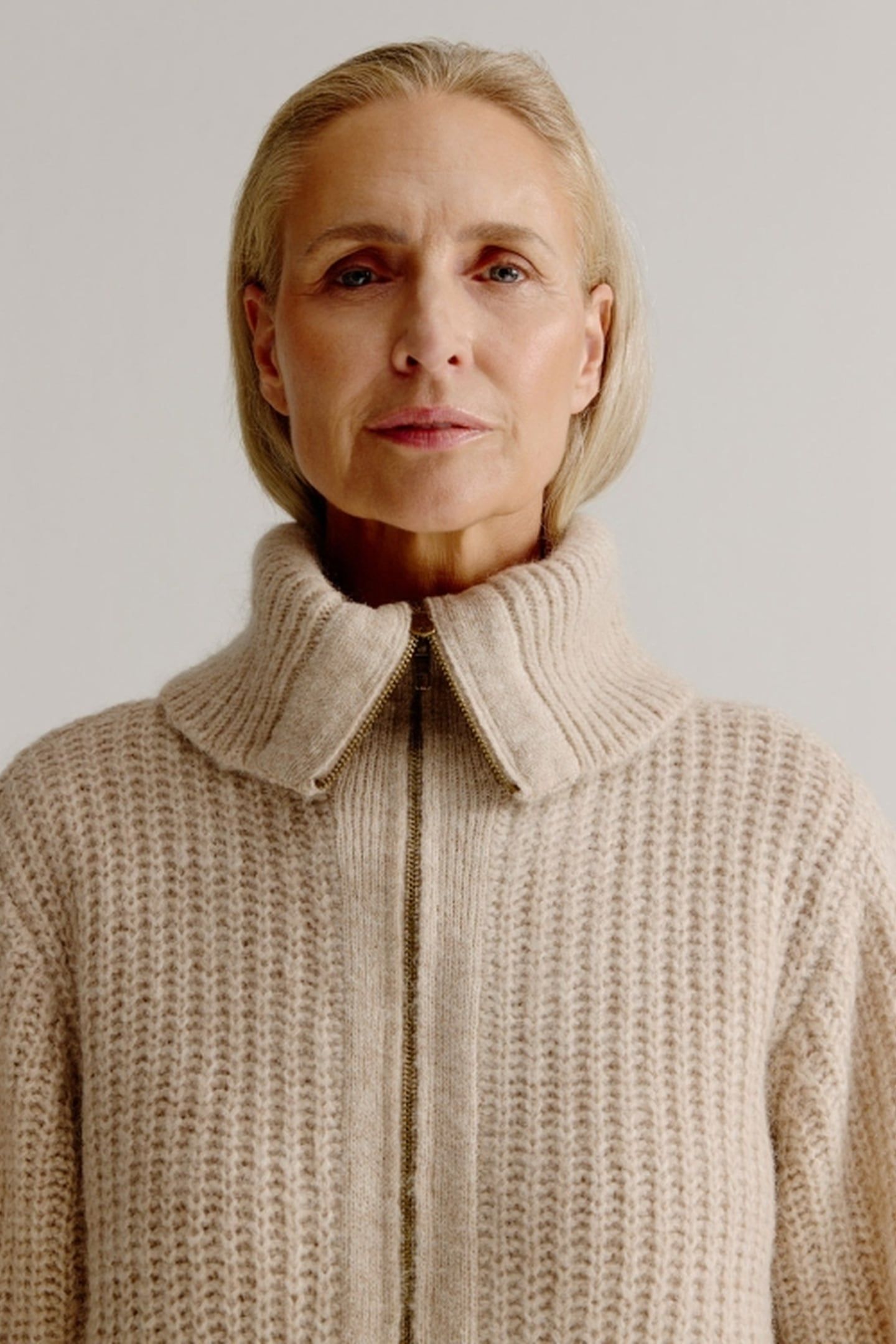 LIAM CARDIGAN LIGHT KHAKI 4