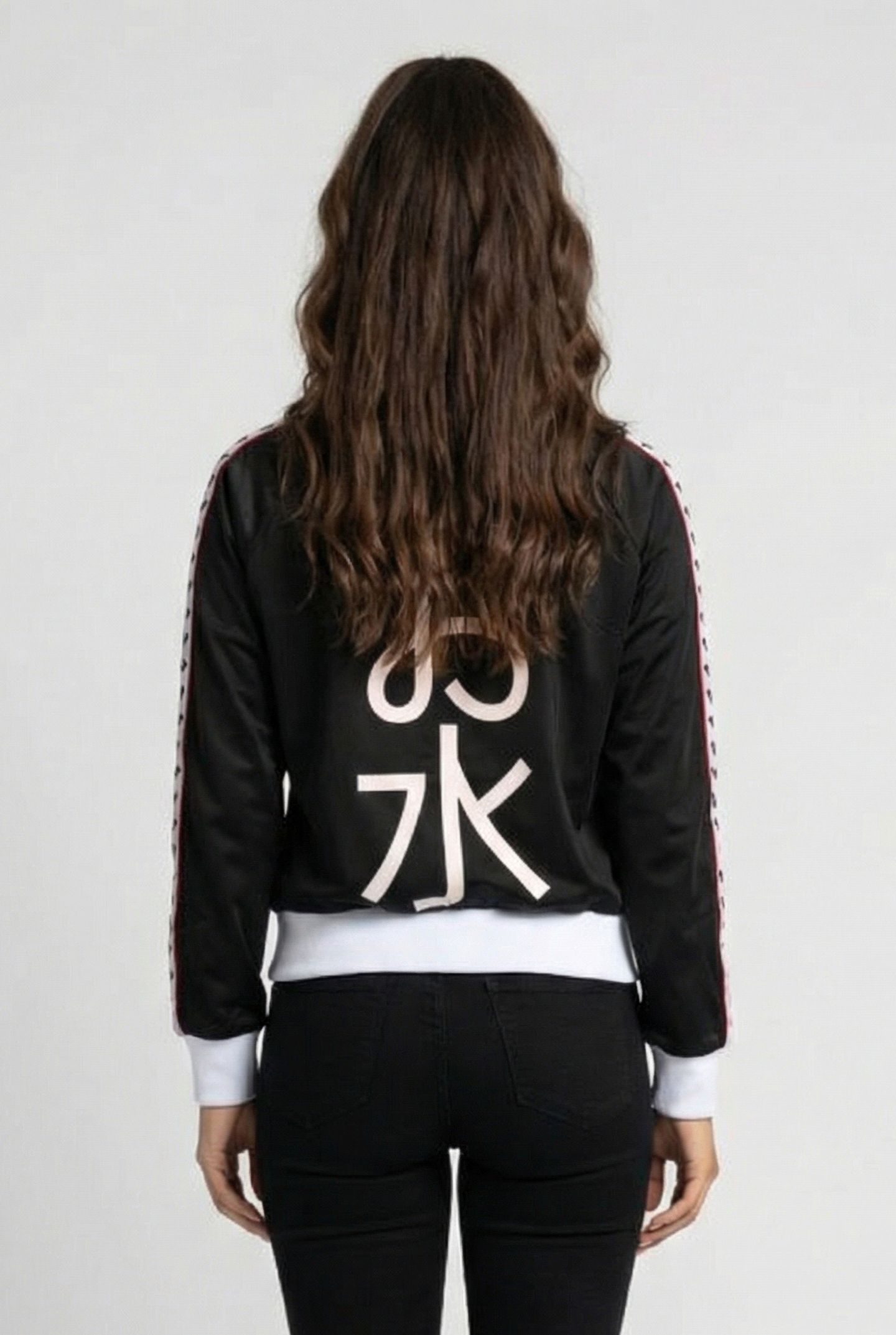 W RELAX IV TEAM JACKET MIZU BLACK WHITE BLACK 2