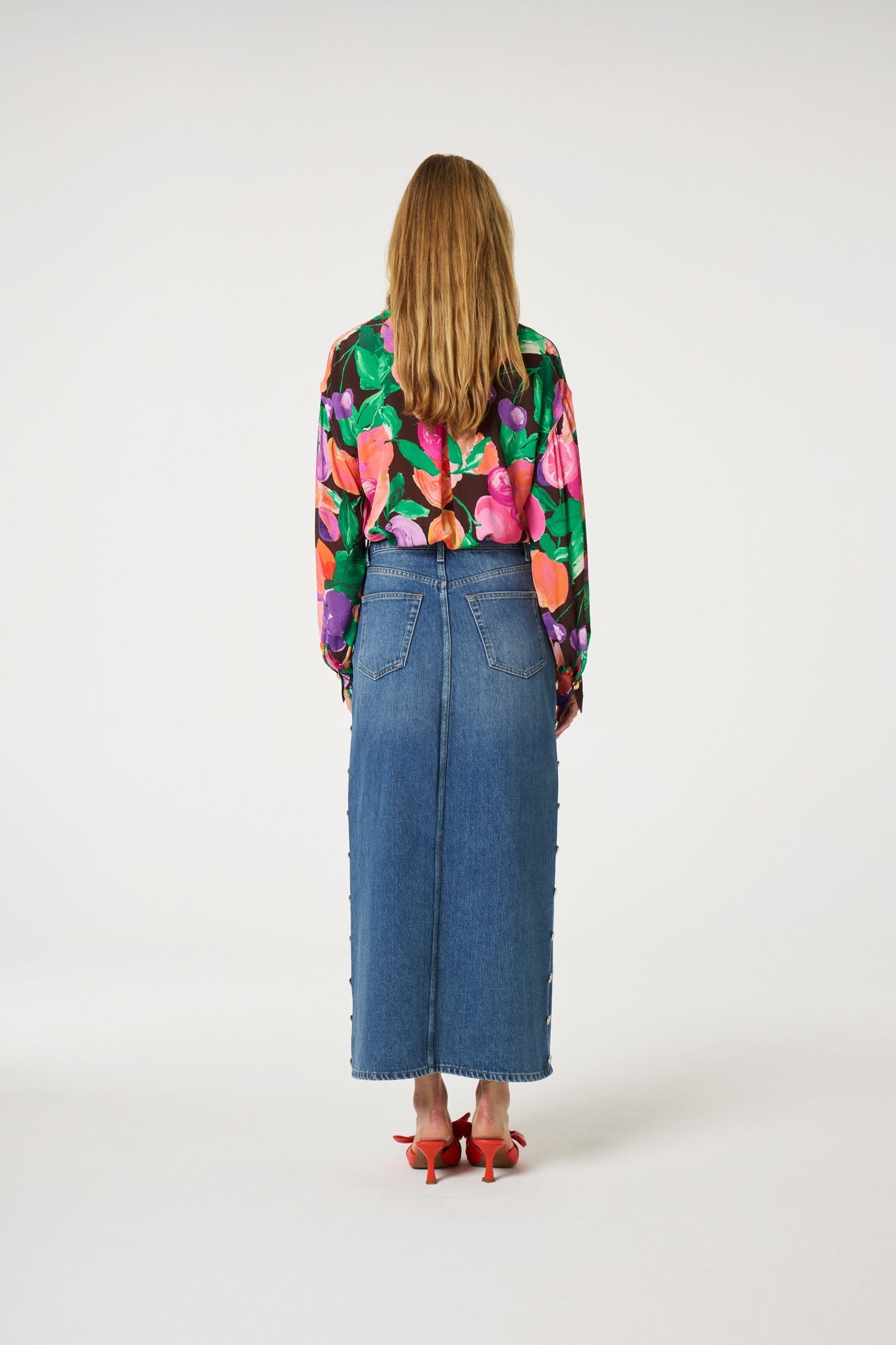 ANOUK BLOUSE RAZZY PINK/GREEN APP 2