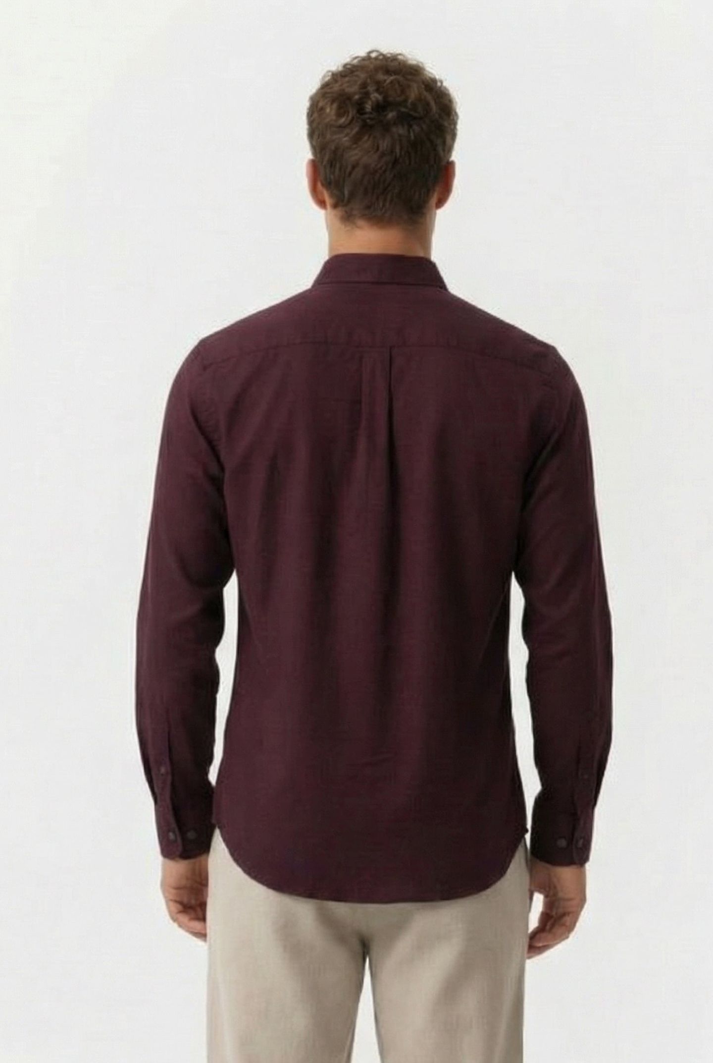 OXFORD LONG SLEEVE SHIRT SOLIDCHATEAUX/MARINE 2
