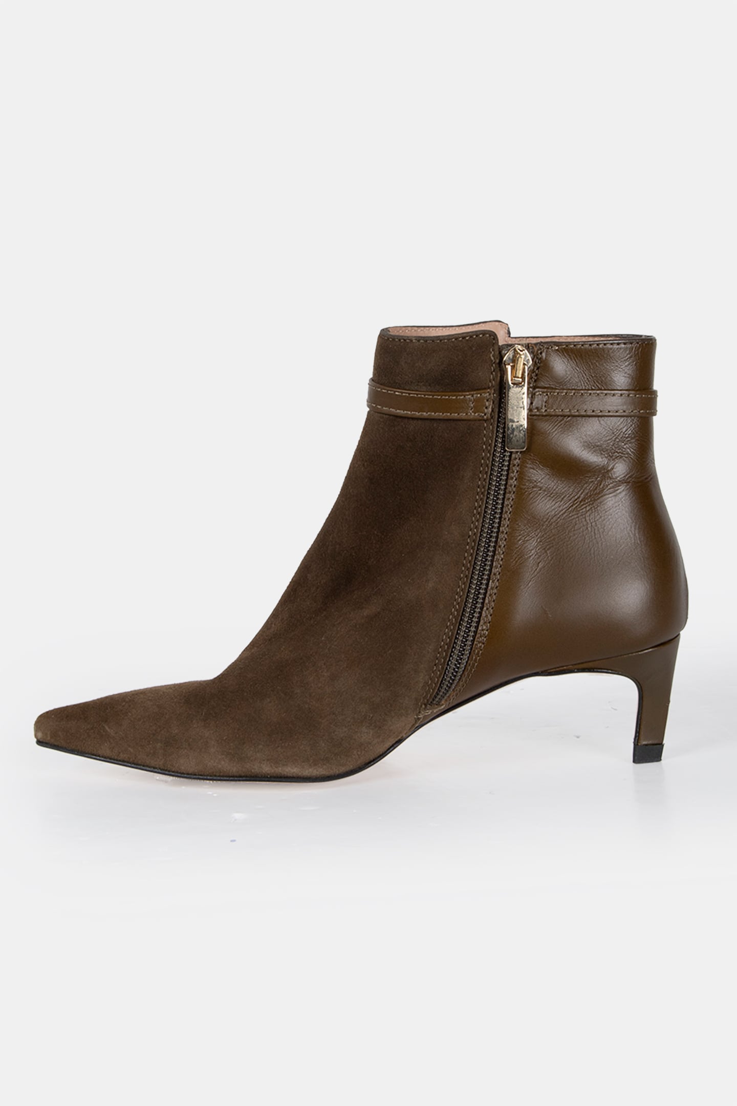 ALMA - POINTED PEARL BUCK OLIVE 2