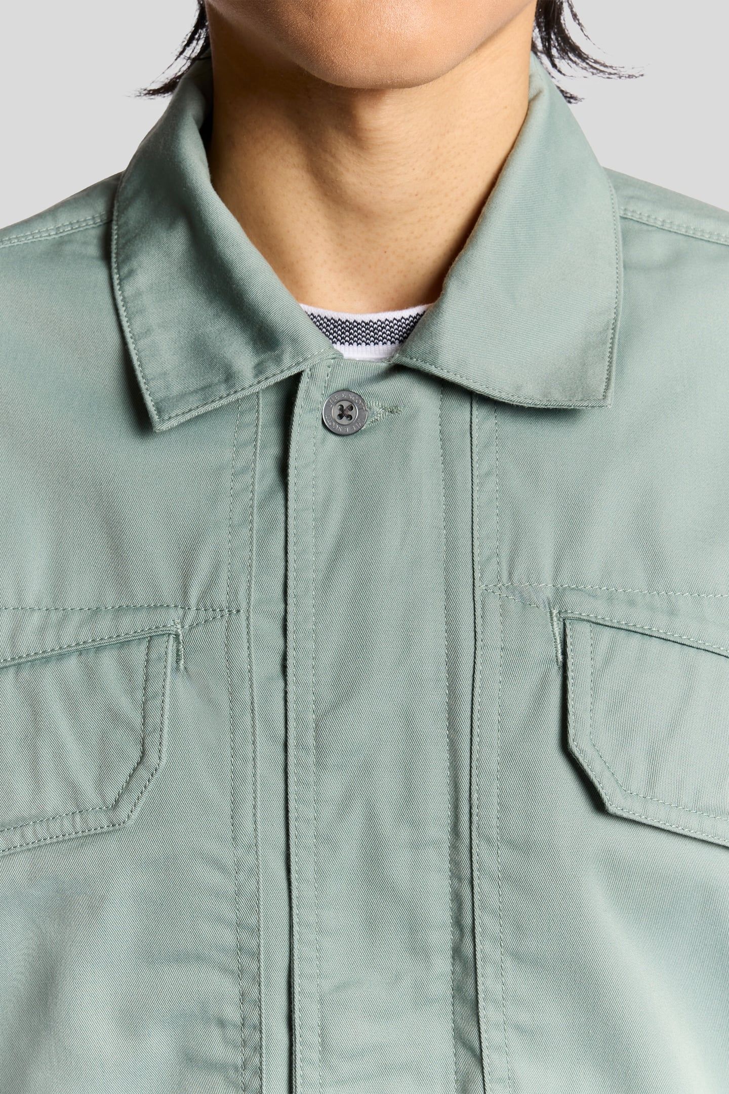 MULTI POCKET OVERSHIRT COLD MINT 4