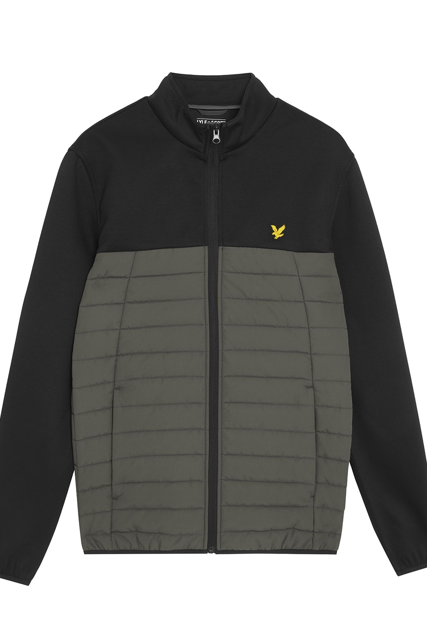 SPORTS FLEECE HYBRID JACKET JET BLACK/GRANITE 4
