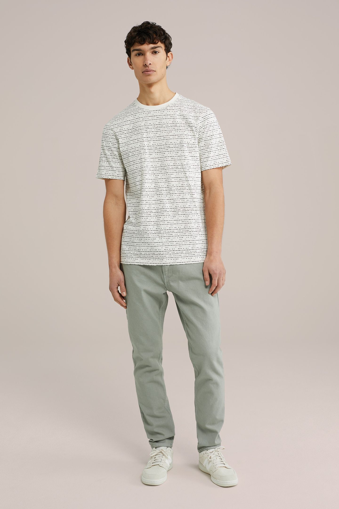 5-POCKET MID WAIST PASTEL GREEN 7