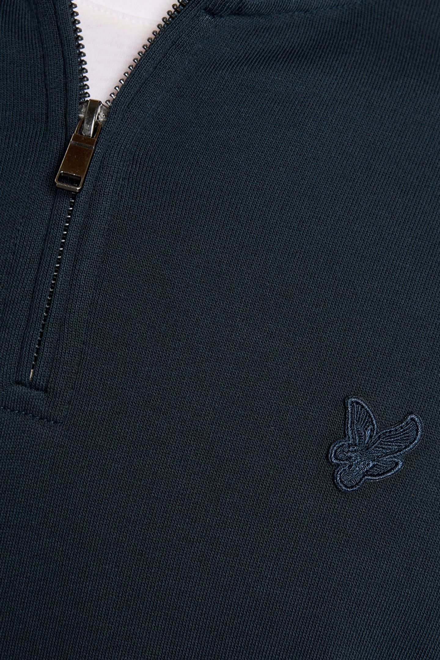 SUPERFINE QUARTER ZIP SWEATSHIRT DARK NAVY 5