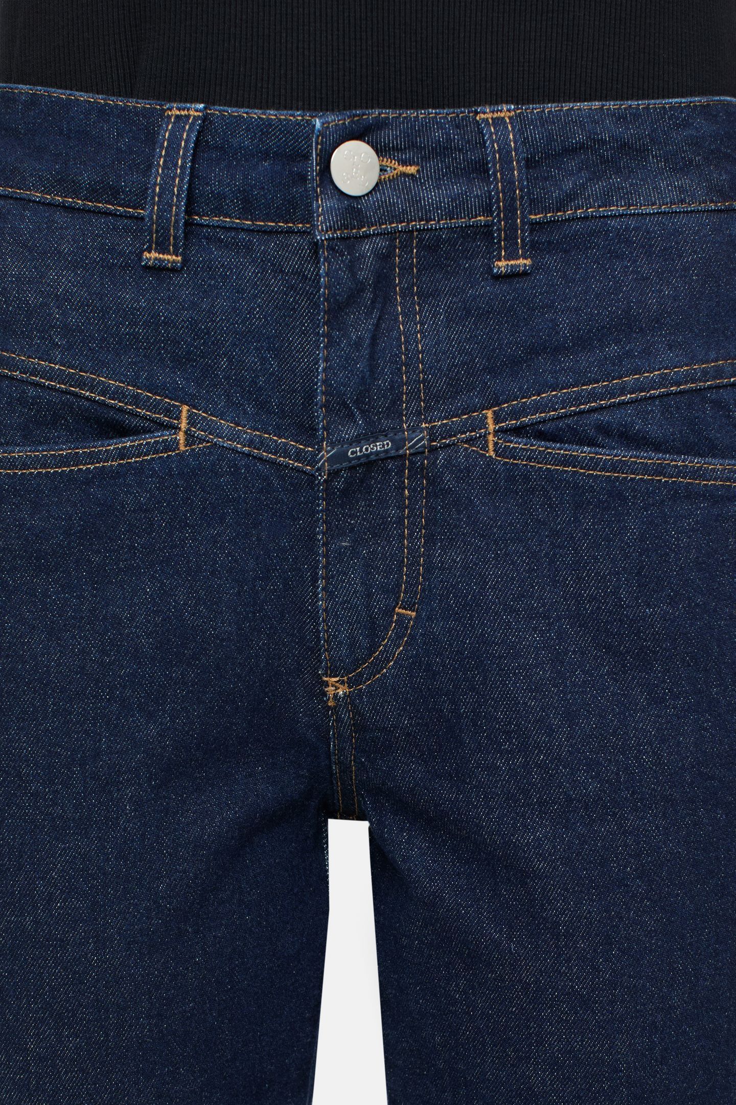 PEDAL PUSHER JEANS DARK BLUE 4