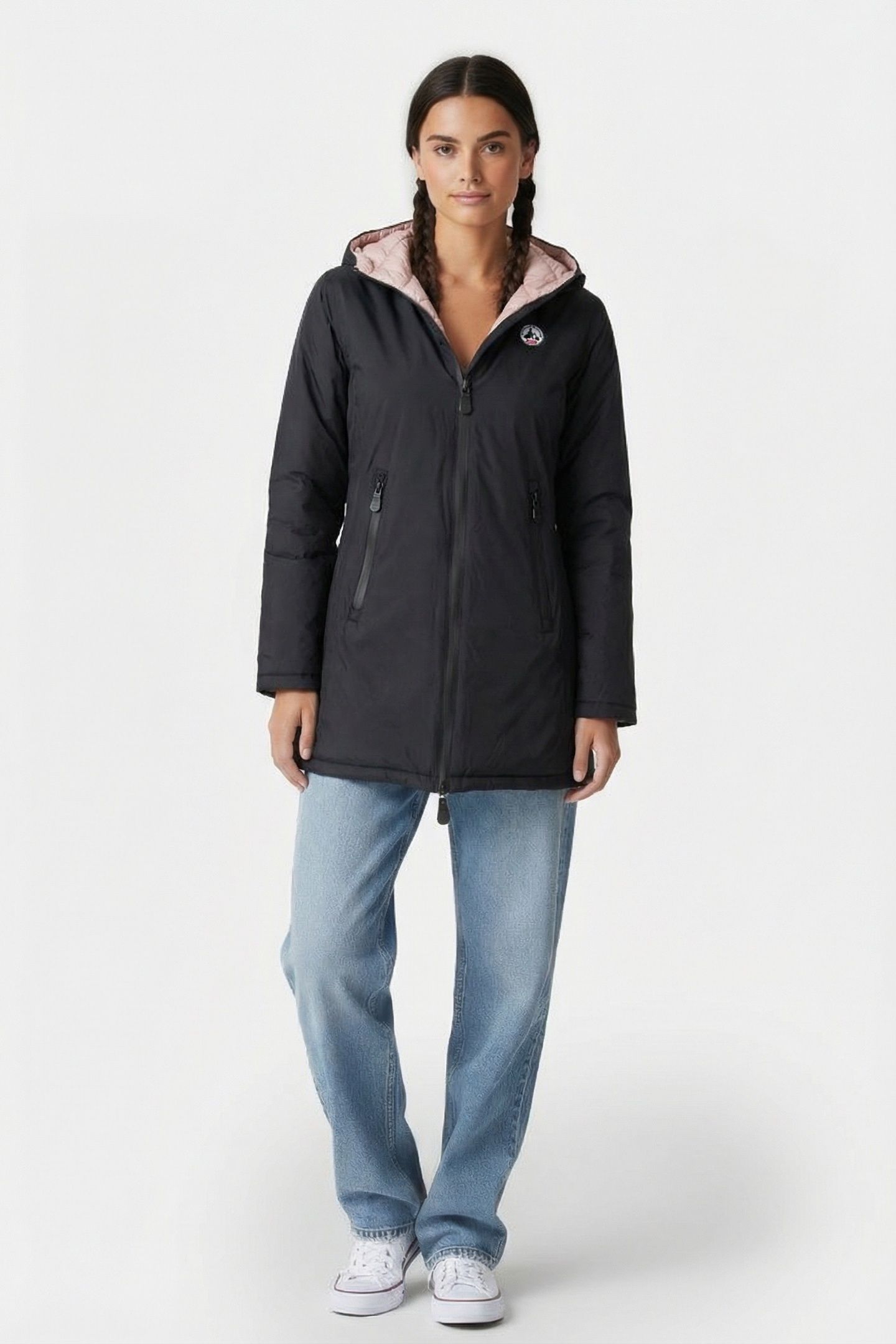 MOSCOU JACKET BLACK / ROSE PALE 2