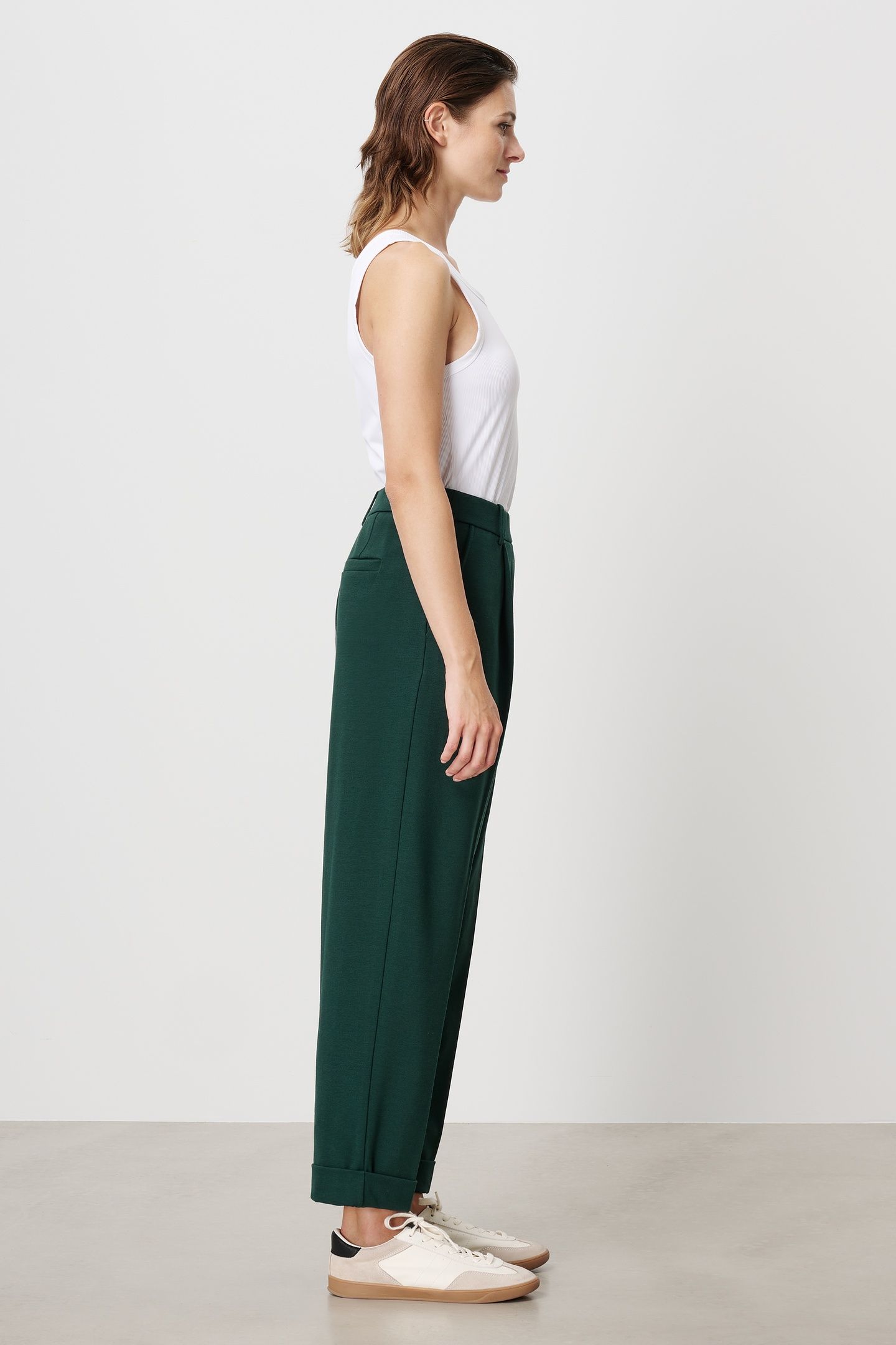DREW PANTS DEEP GREEN 4
