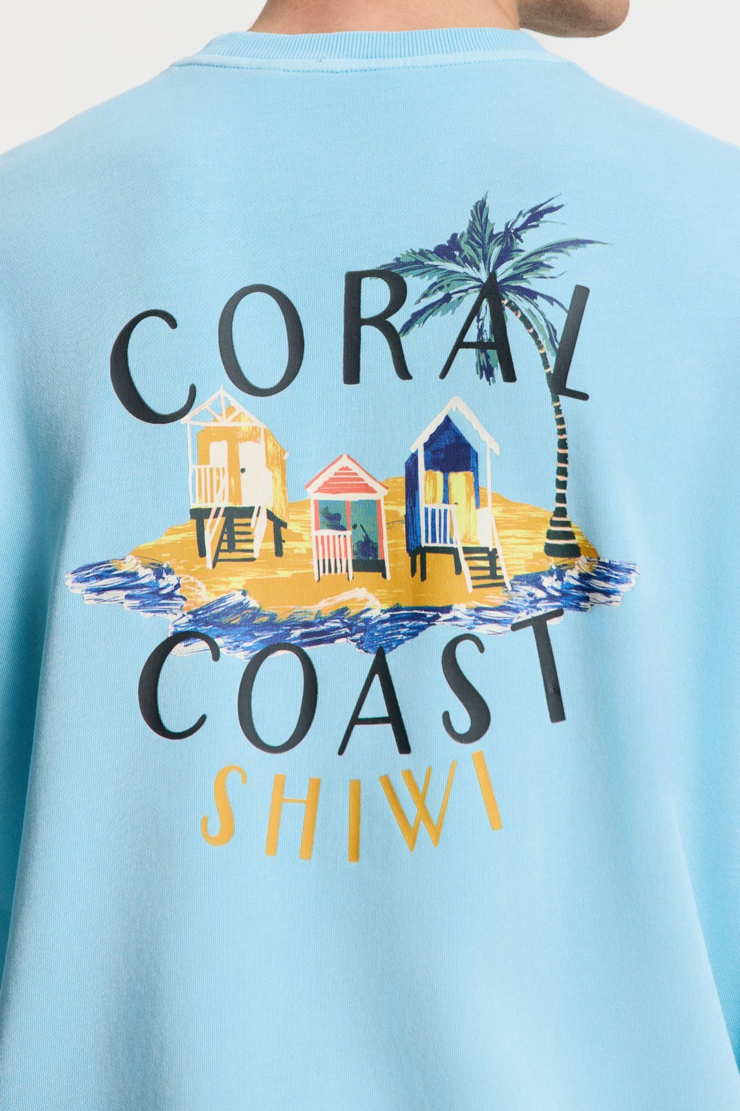 KYLE RELAXED FIT SWEAT SKETCHED ISLAND BLUE SKY 3